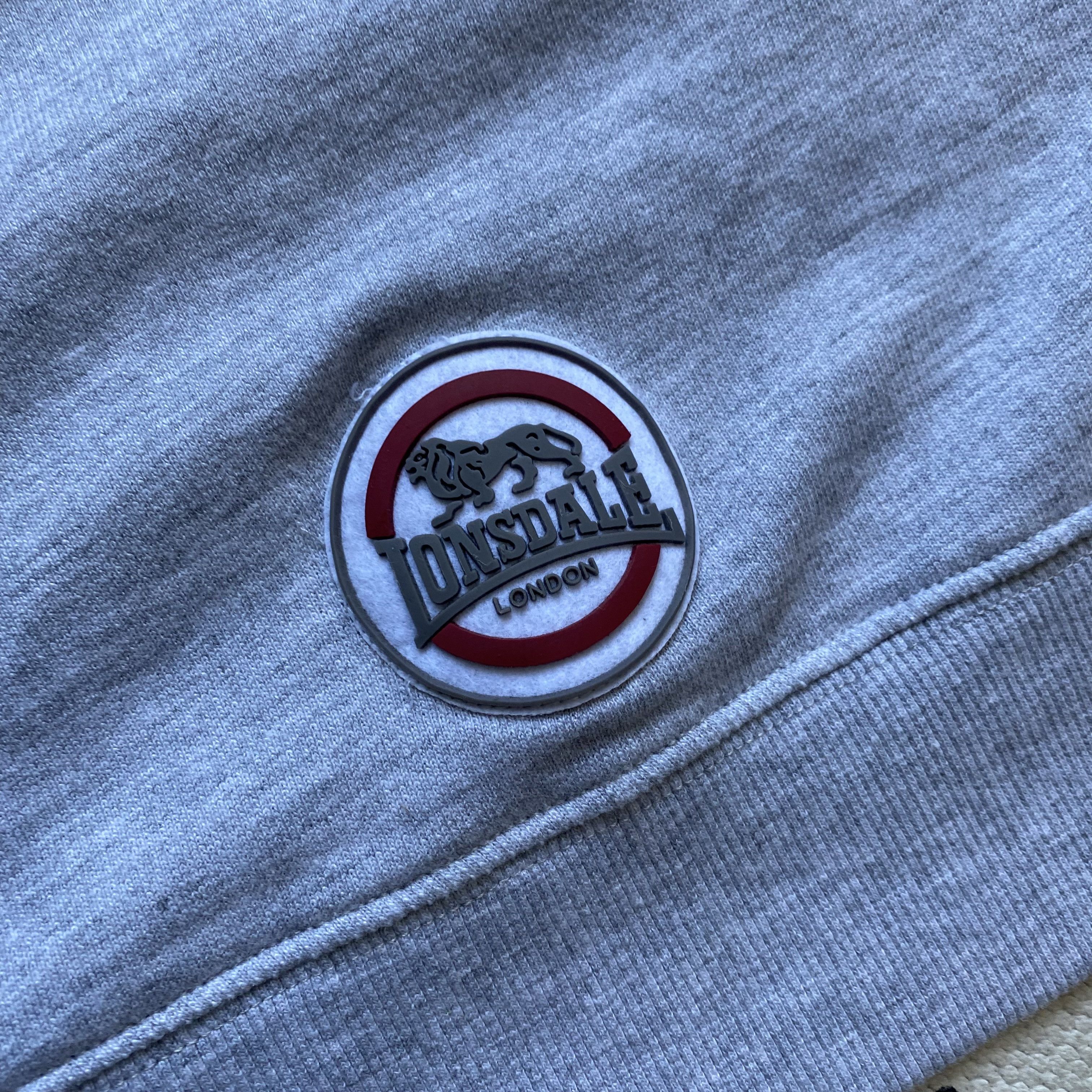 Lonsdale 🥊 Vintage 00s Lonsdale Baggy Hoodie vest boxing Size US XXL / EU 58 / 5 - 7 Thumbnail