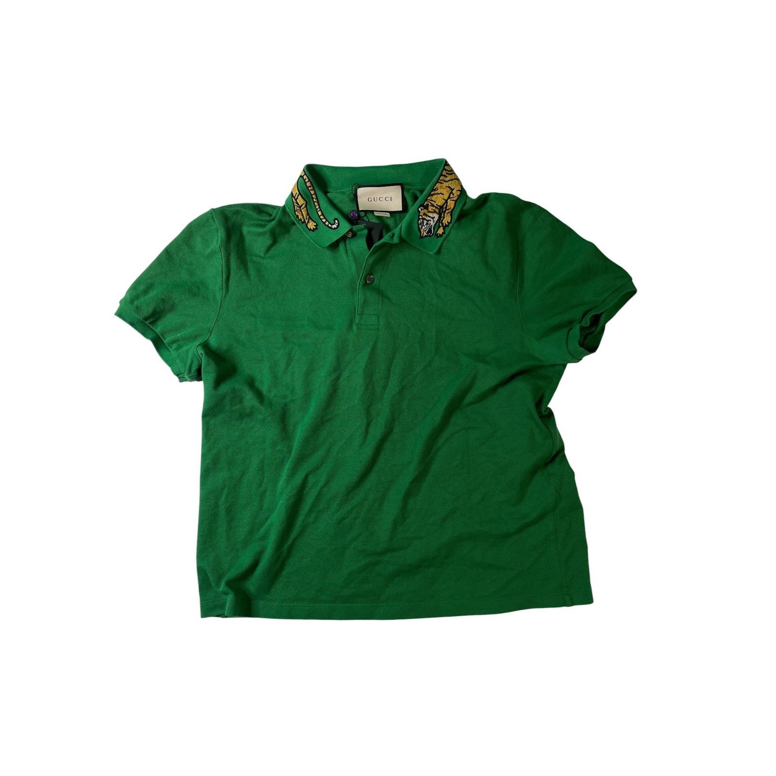 Gucci Gucci 'Tiger' Green Polo Size US XXL / EU 58 / 5 - 1 Thumbnail