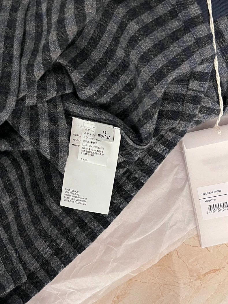 Our Legacy our legacy size 46 Plaid woven shirt M4242HP 2502-Nextarro Size US S / EU 44-46 / 1 - 3 Thumbnail