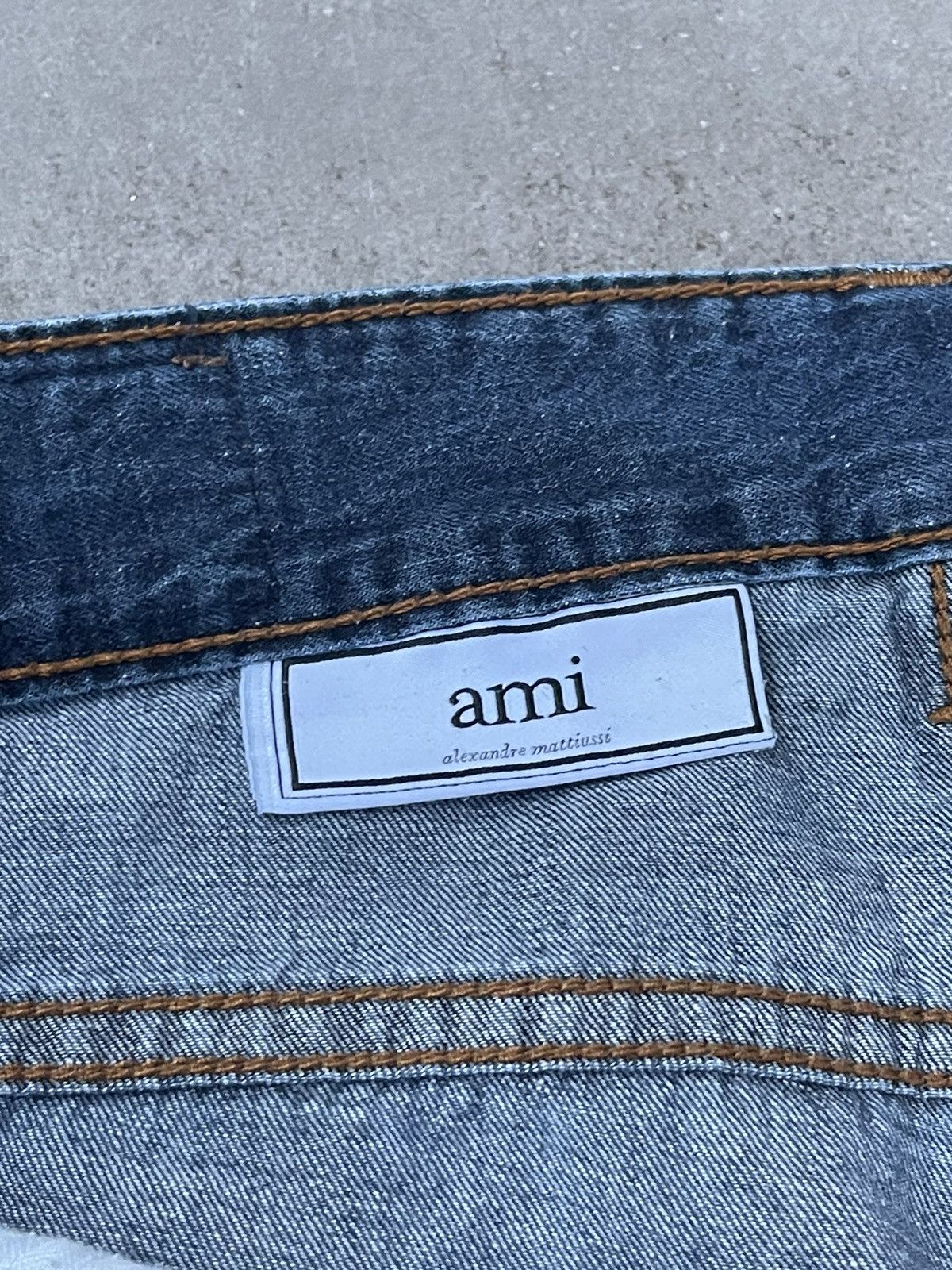 AMI AMI Alexandre Mattiussi Indigo Denim Pants Size US 30 / EU 46 - 18 Thumbnail