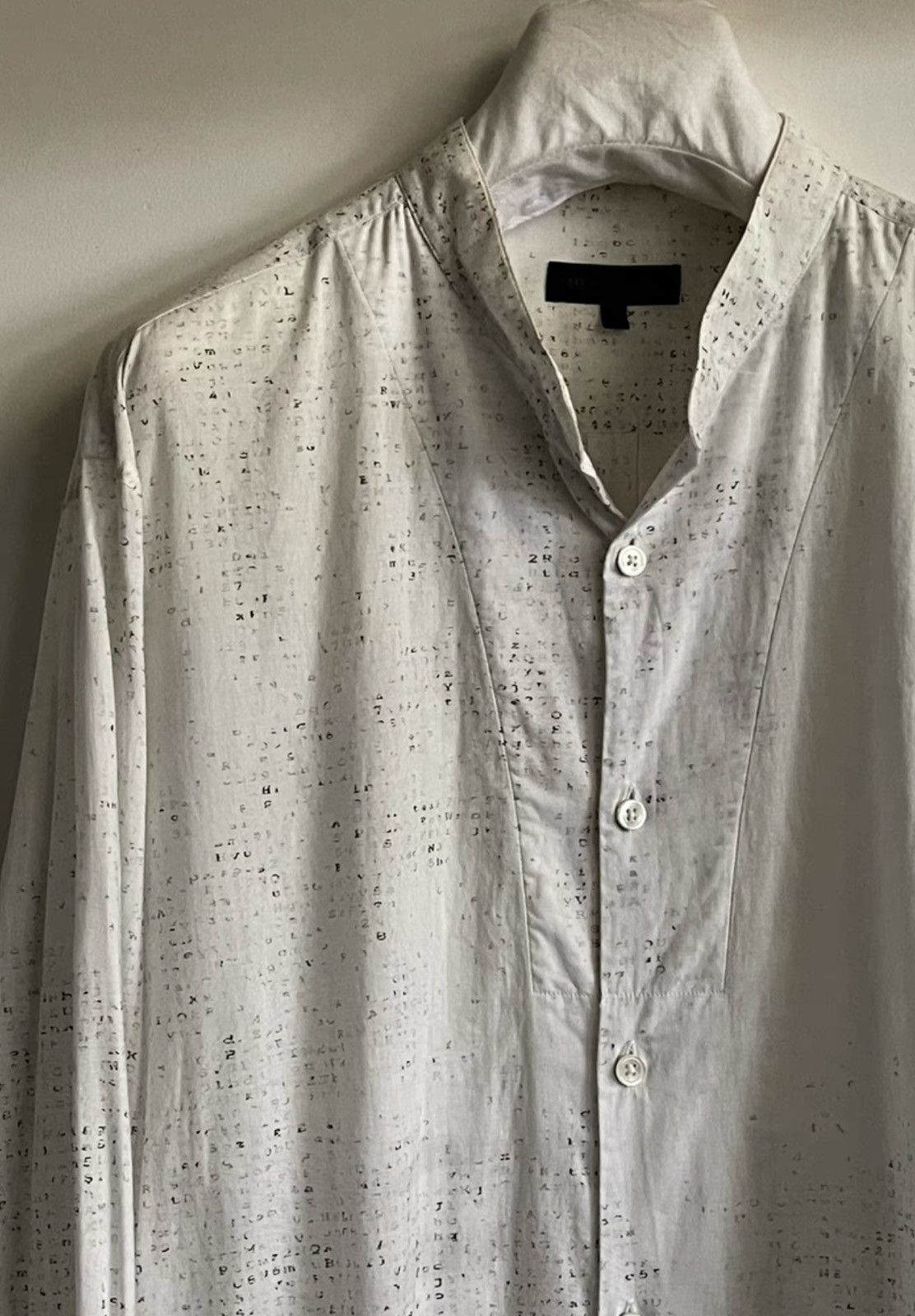 Ann Demeulemeester Ann Demeulemeester｜Matrix Code Shirt Size US M / EU 48-50 / 2 - 5 Thumbnail