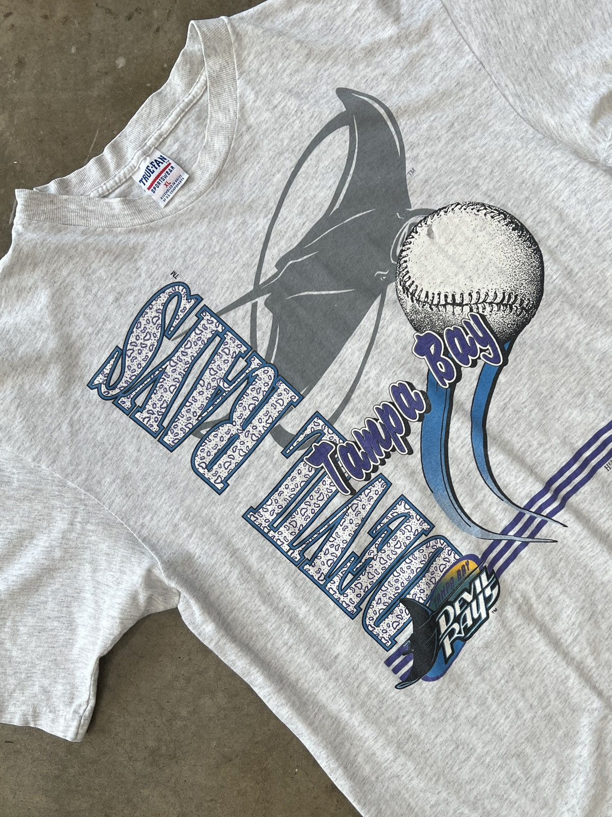 MLB Vintage MLB 1995 Tampa Bay Devil Rays Single Stitch Tee XL Size US XL / EU 56 / 4 - 1 Thumbnail