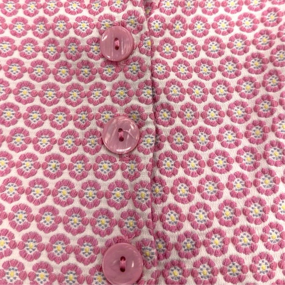 Show Me Your MuMu Show Me Your Mumu Waldorf Jacket Pink Jacquard Blazer M Size M / US 6-8 / IT 42-44 - 4 Thumbnail