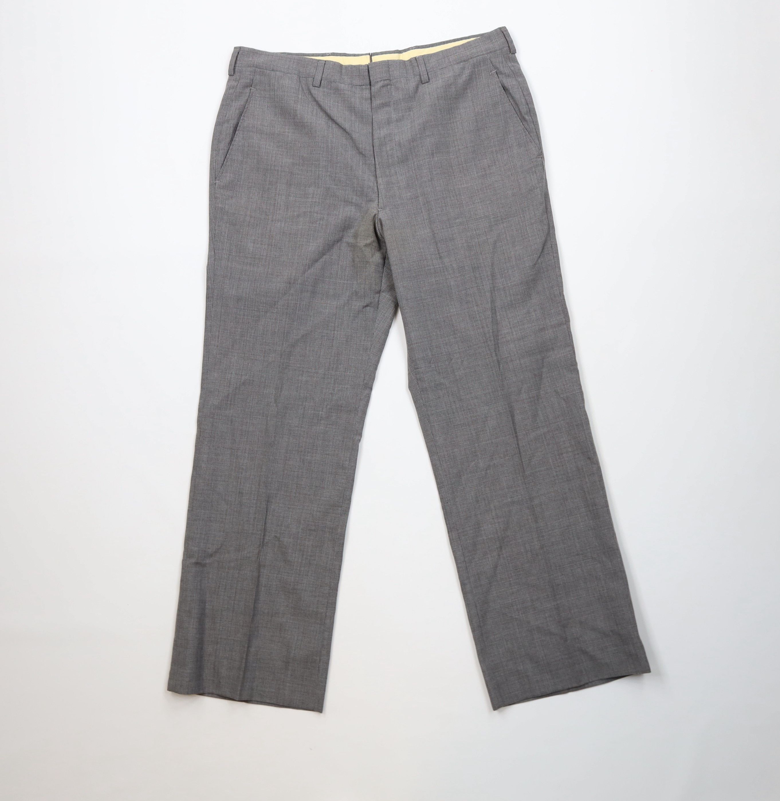 Vintage Vintage 60s 70s Streetwear Wide Leg Chino Pants Plaid USA Size US 34 / EU 50 - 1 Thumbnail