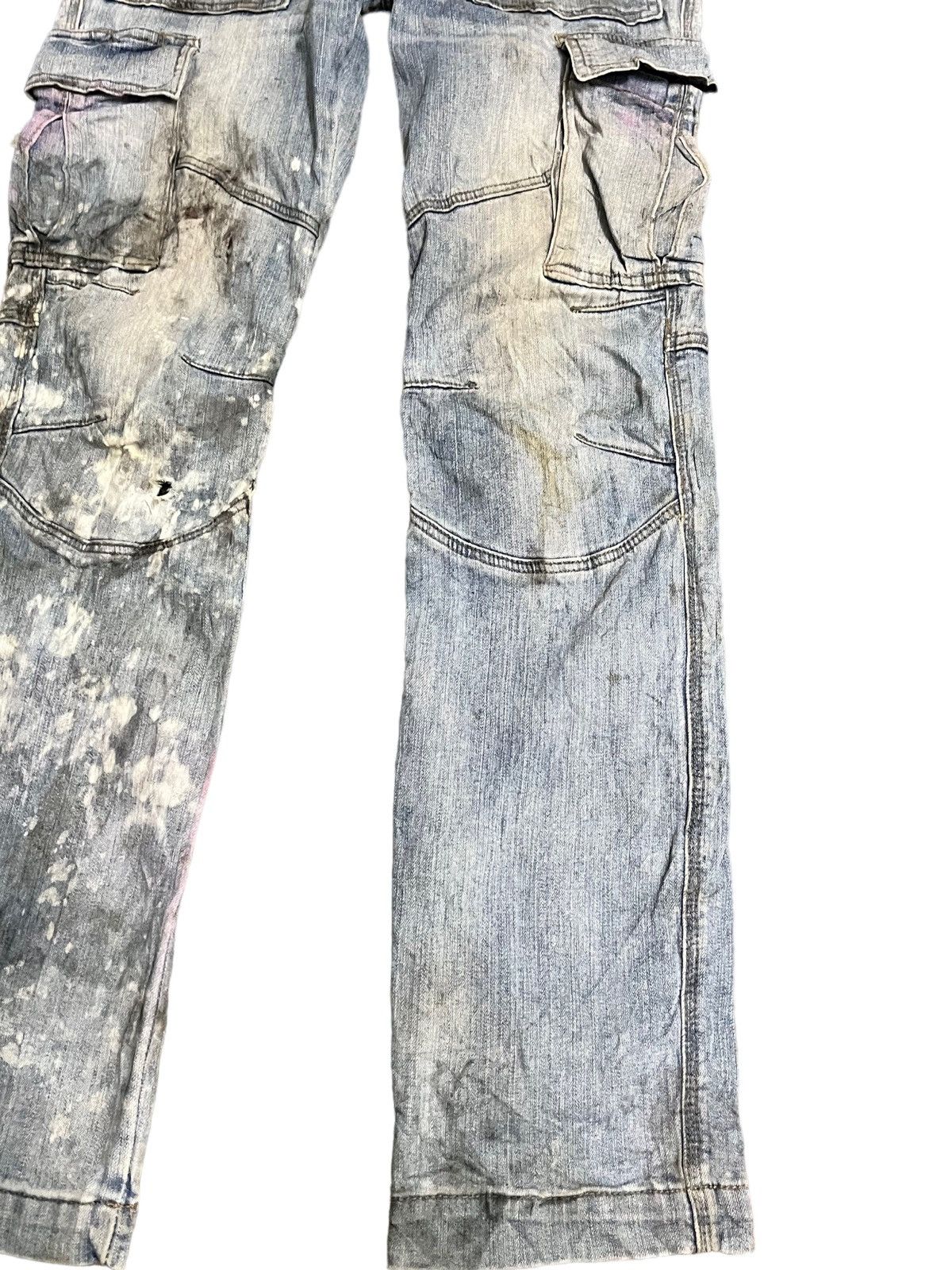 Beauty Beast × Japanese Brand Vintage Dogman Selected Thrashed Cargo Size US 33 - 4 Thumbnail
