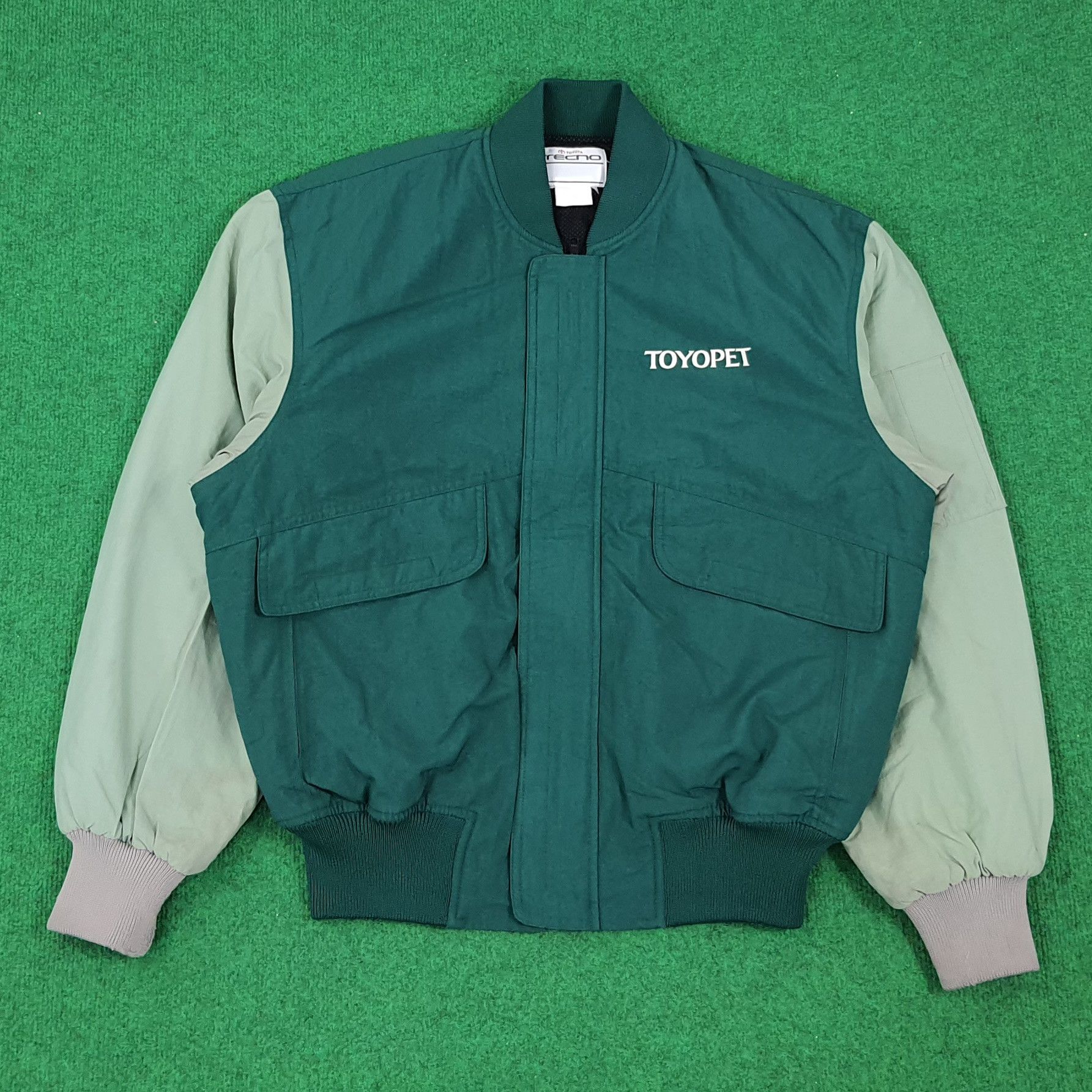 Japanese Brand × Vintage Vintage Toyota Toyopet Japan Motorsports Bomber Jacket Size US L / EU 52-54 / 3 - 3 Thumbnail