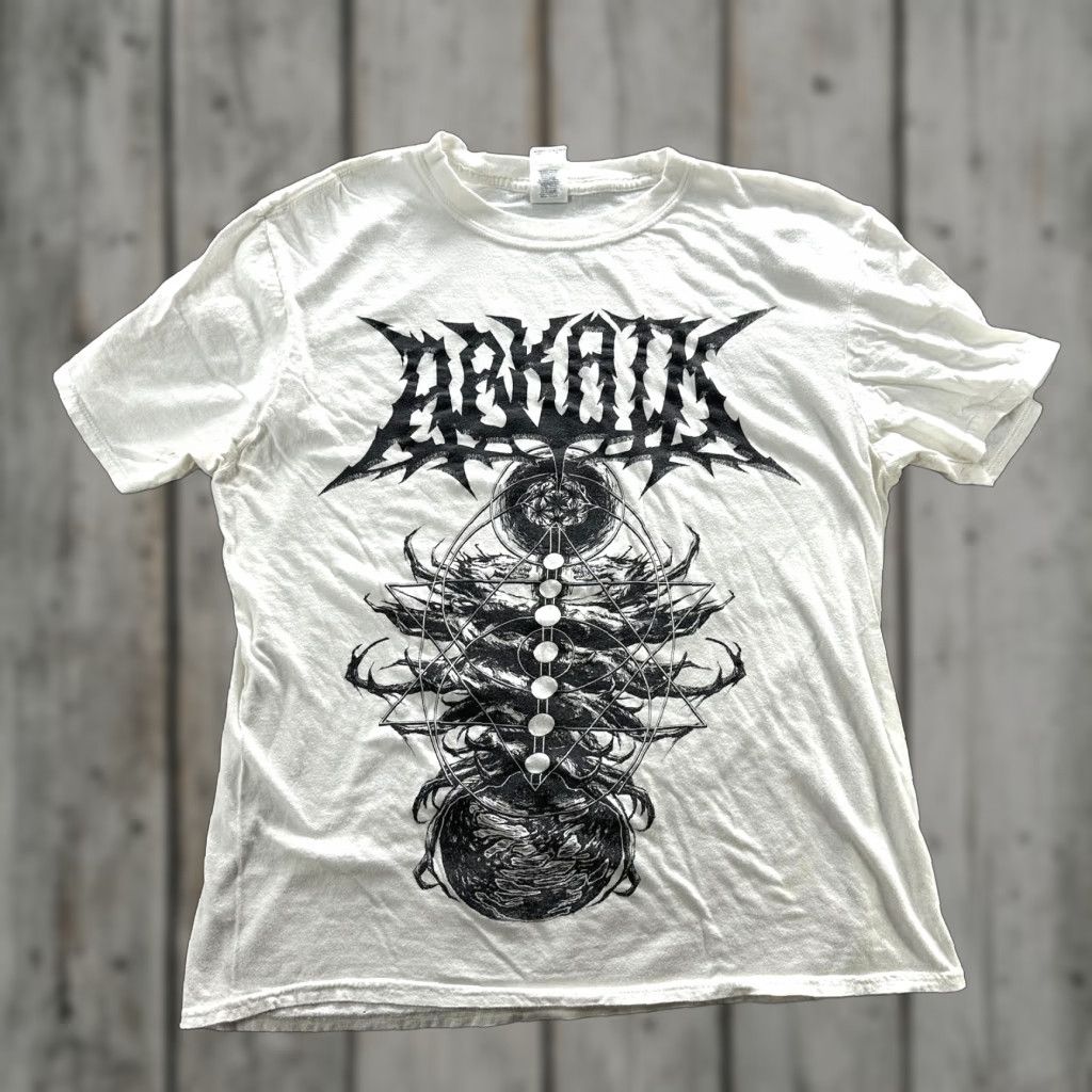 Gildan ARCHSPIRE Death Metal Band T-Shirt Mens Large White Graphic Gildan Jersey 2010s Metalcore Size US L / EU 52-54 / 3 - 1 Thumbnail