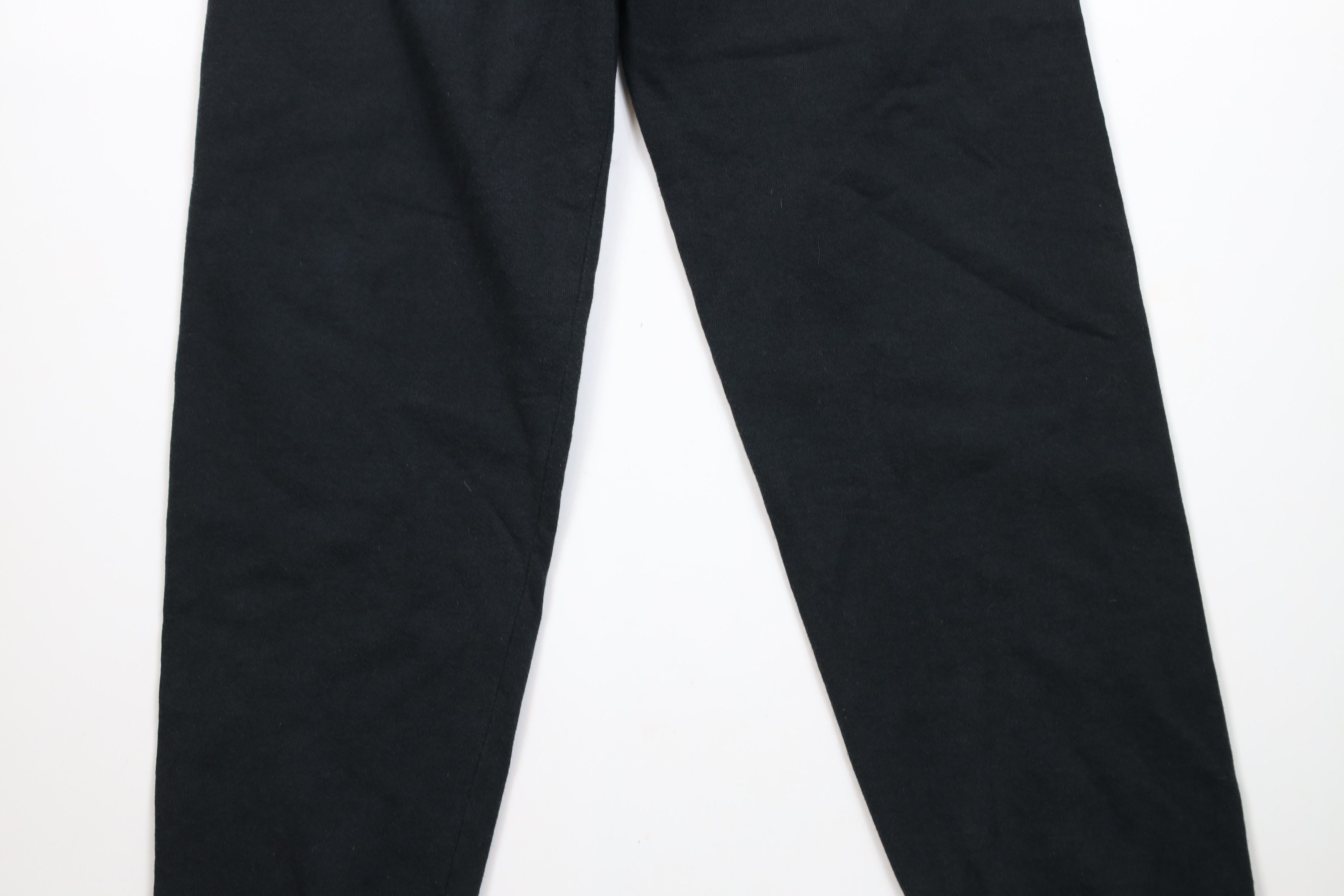Vintage Vintage 90s Streetwear Cuffed Sweatpants Joggers Black USA Size US 36 / EU 52 - 3 Thumbnail