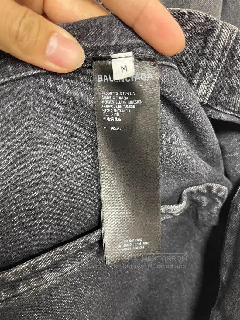 Balenciaga Balenciaga jean jacket Size US M / EU 48-50 / 2 - 6 Thumbnail