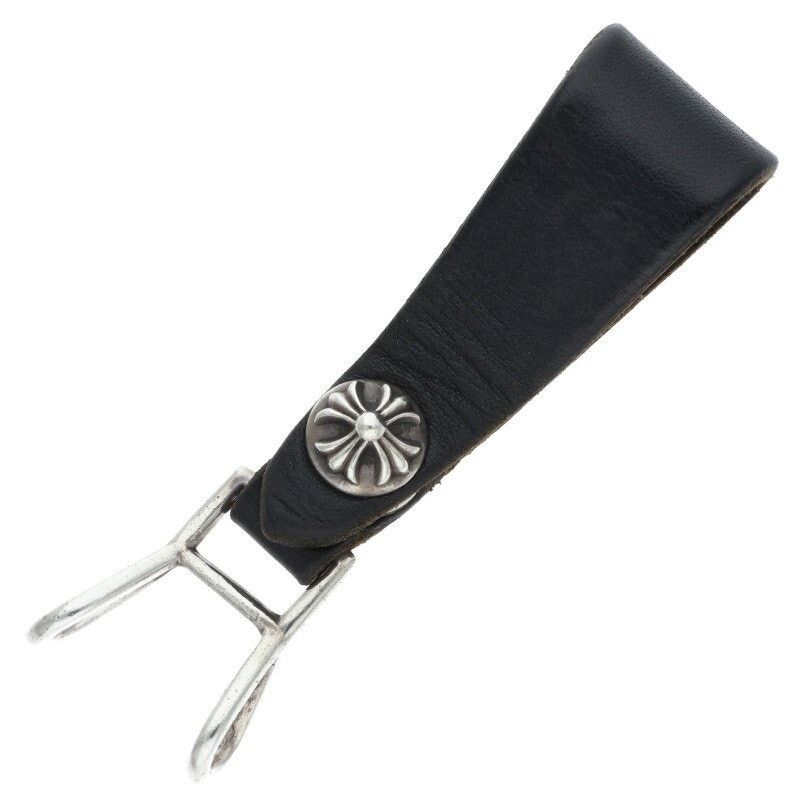 Chrome Hearts Leather Belt Loop with Cross Button