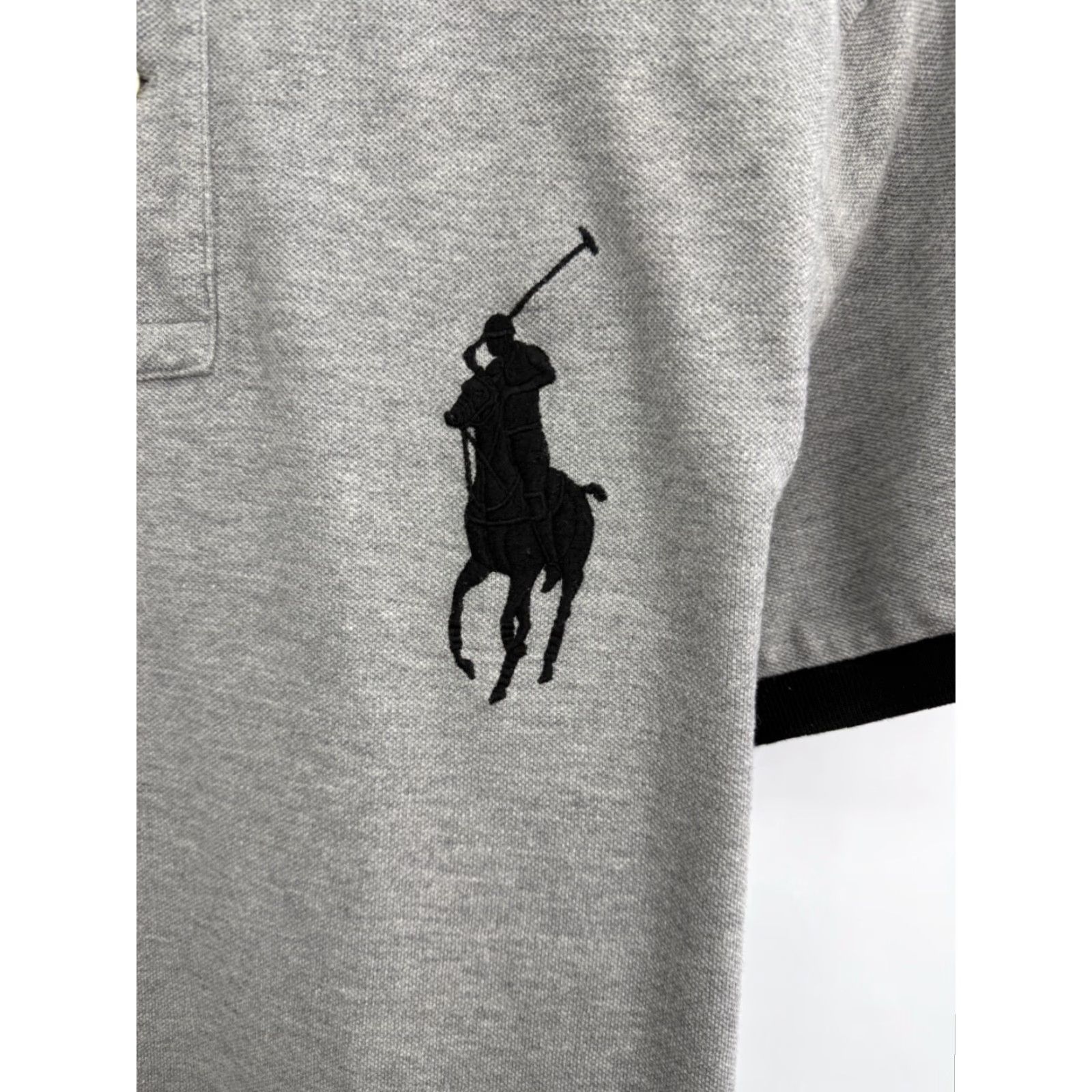 Ralph Lauren VINTAGE Ralph Lauren Polo Shirt Mens L Gray Polo Ralph Lauren Polo Shirt Short Sleeve Retro Y2K Size US L / EU 52-54 / 3 - 5 Thumbnail