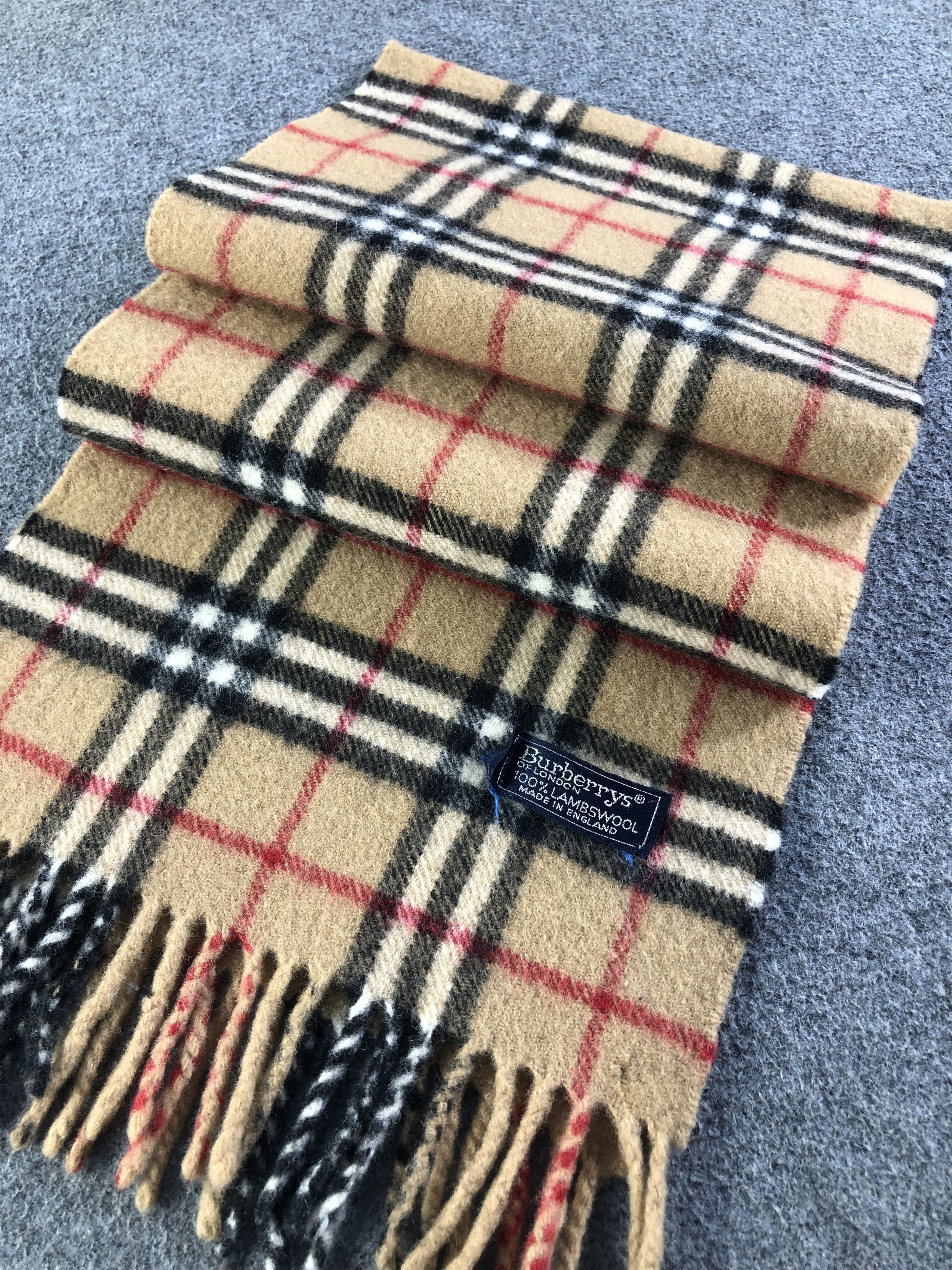 Burberry Burberry Lambswool Scarf / Muffler / Neckwear SS1317 Size ONE SIZE - 3 Thumbnail