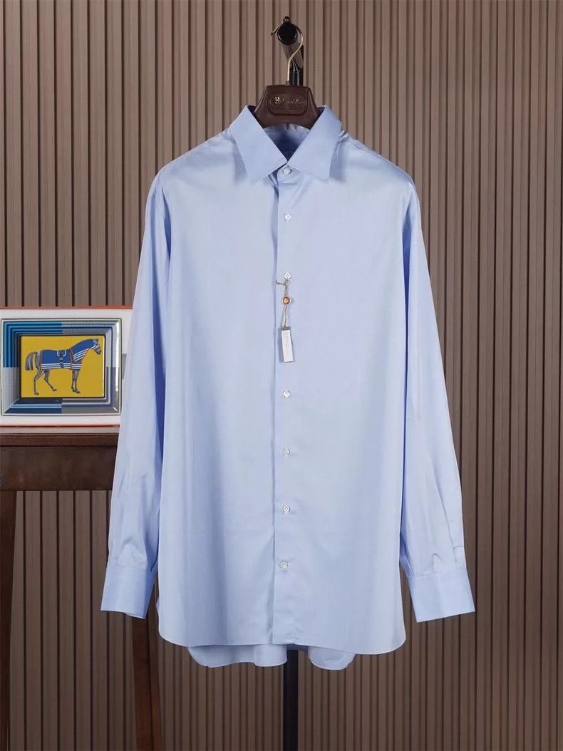 Loro Piana LORO PIANA Cotton shirt Size US XL / EU 56 / 4 - 1 Thumbnail
