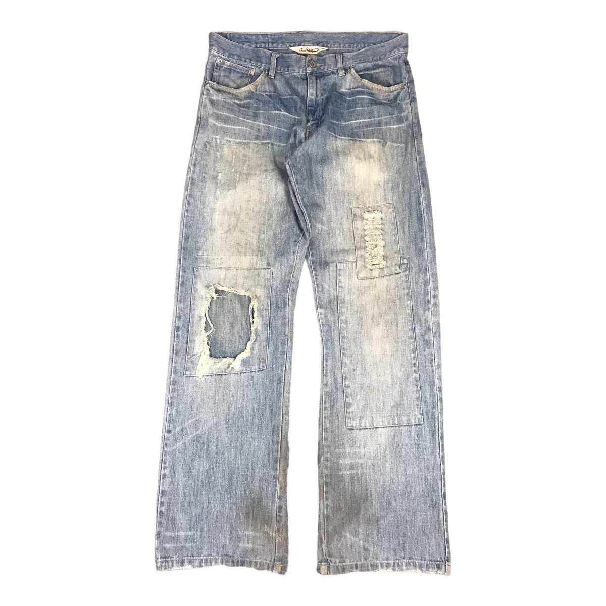 Japanese Brand JAPANESE BRAND JAPAN STYLE DISTRESSED PANTS Size US 32 / EU 48 - 1 Thumbnail