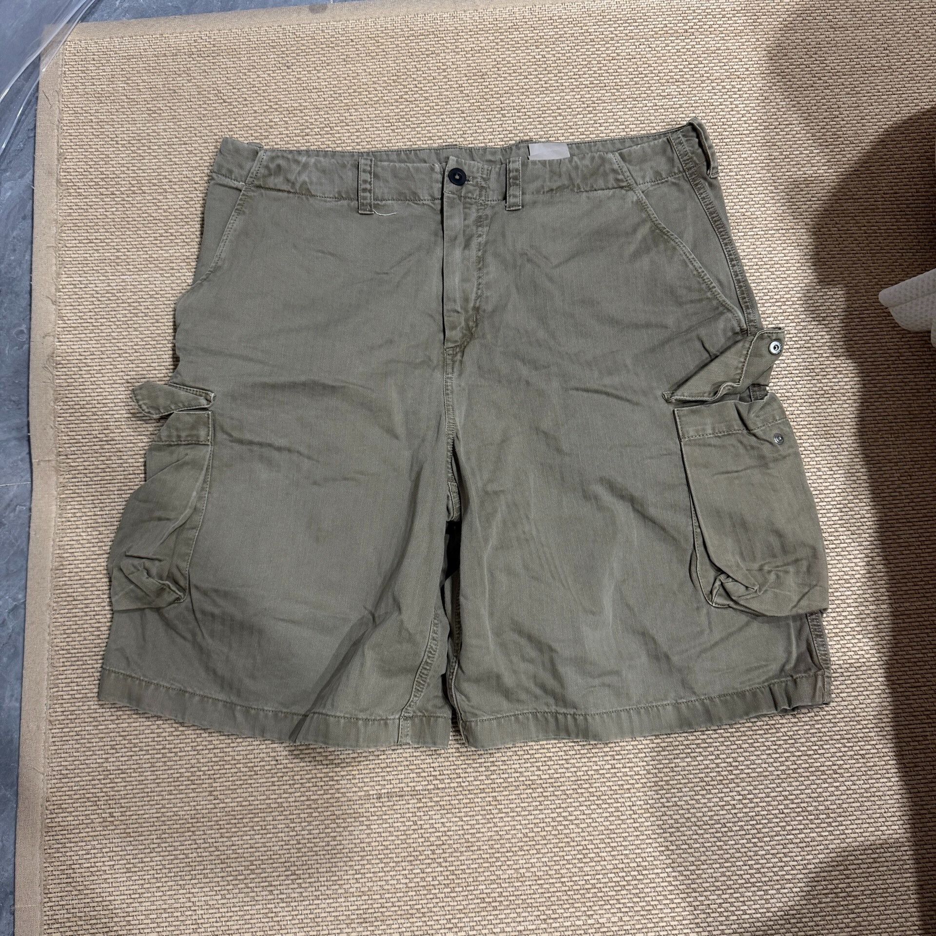 Our Legacy Our Legacy Green Cargo Work Shorts Size US 34 / EU 50 - 1 Thumbnail