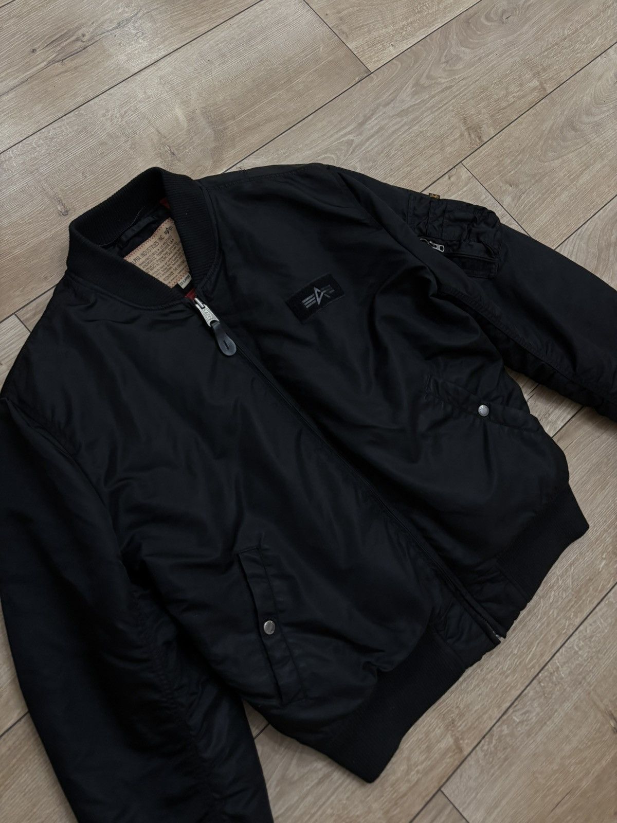Alpha Industries Vintage Alpha Industries Bomber MA-1 – Black – Size XXL Size US XXL / EU 58 / 5 - 1 Thumbnail