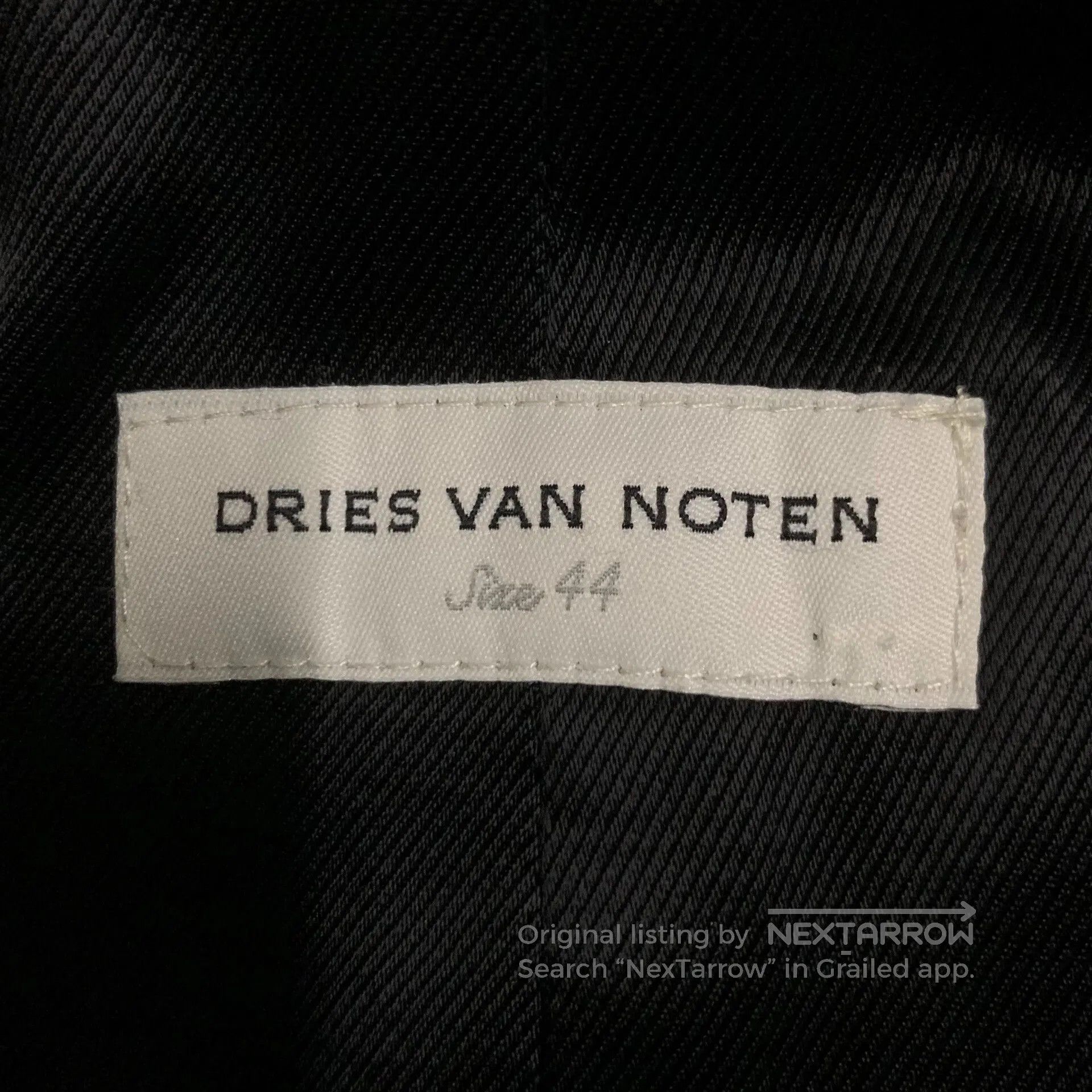 Dries Van Noten Dries Van Noten Wool Double-Breasted Coat. Size M / US 6-8 / IT 42-44 - 5 Thumbnail