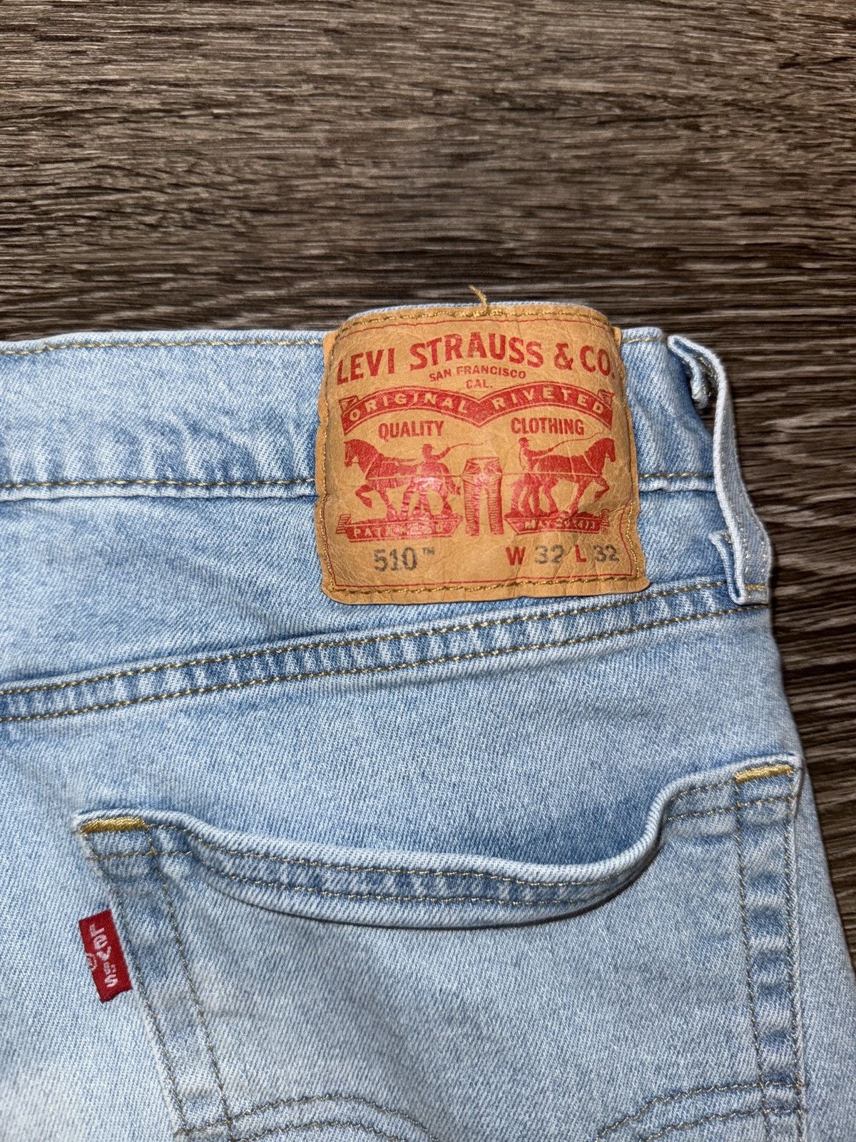 Levi's × UNFINISHED LEGACY *RARE* Unfinished Legacy x Levi’s “The Fearless Denim” Size US 32 / EU 48 - 6 Thumbnail