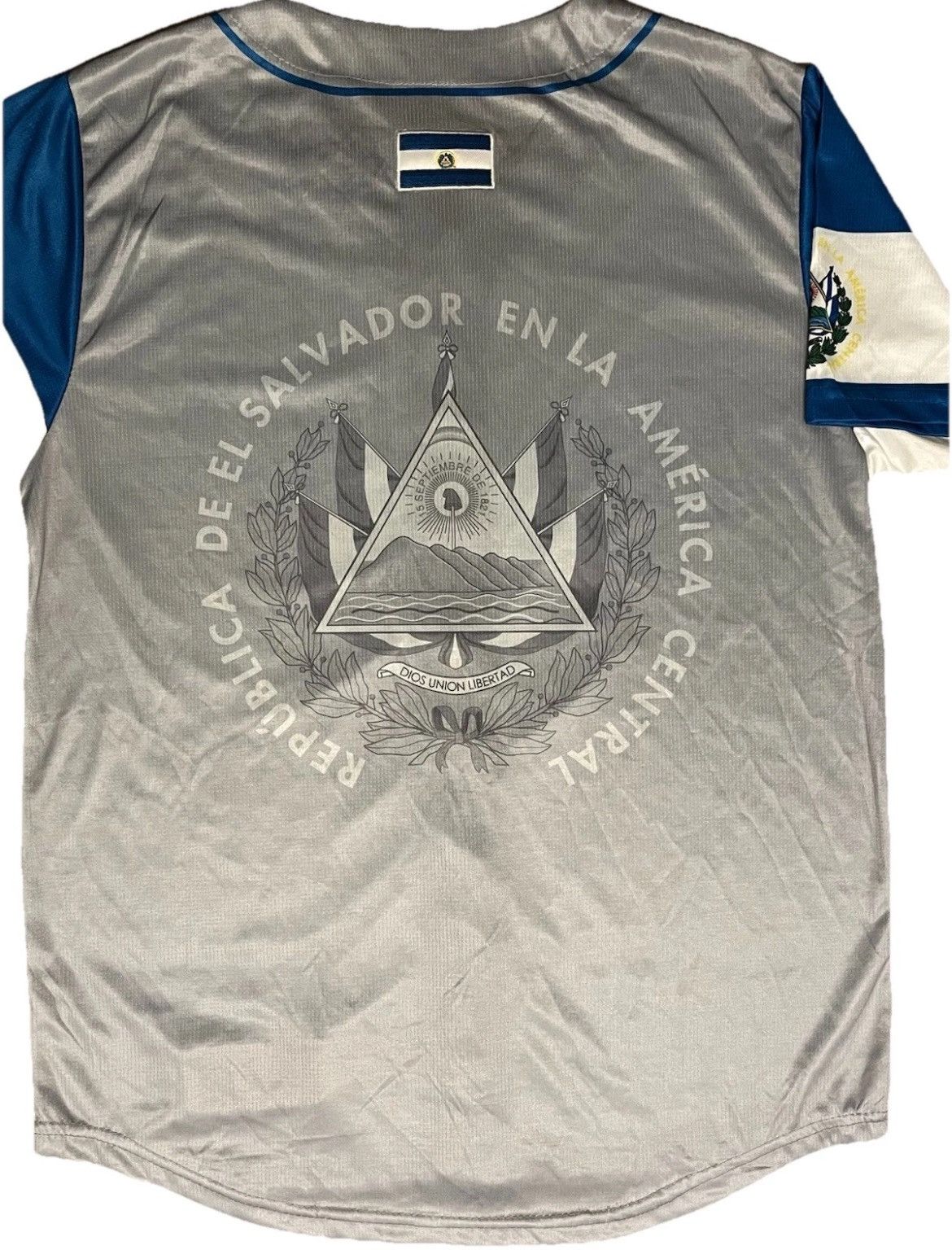 MLB LA Dodgers Salvadoran Heritage Night Salvador SGA Jersey Size US M / EU 48-50 / 2 - 2 Thumbnail