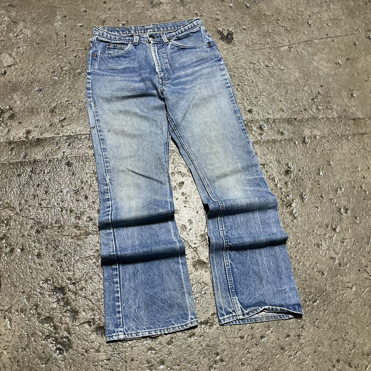 Crazy Vintage 80s Levi's 517 Orange Tab Faded Flare Jeans
