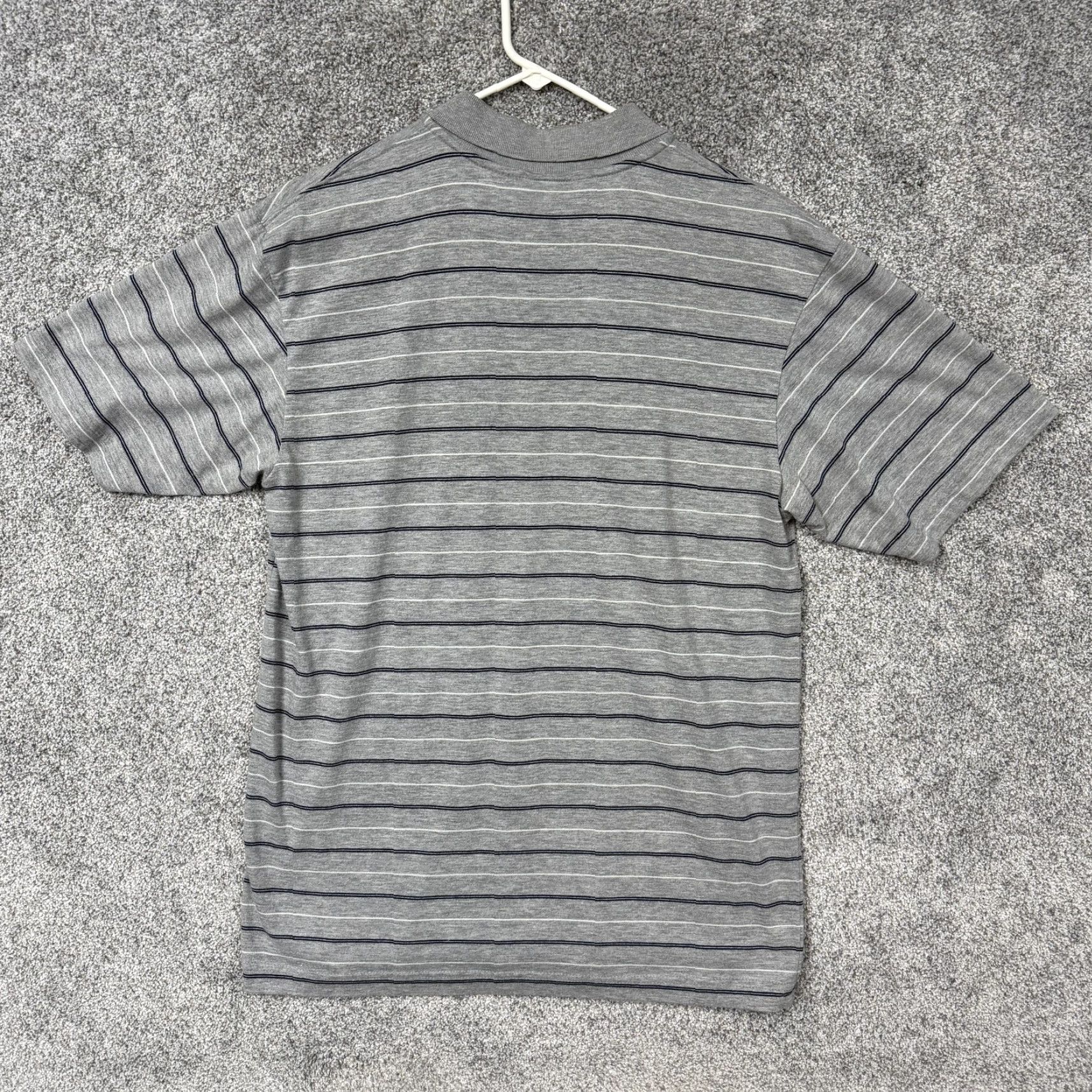 Vintage VINTAGE Wentworth Polo Shirt Mens S Gray Striped Short Sleeve Golf Summer Size US S / EU 44-46 / 1 - 7 Thumbnail