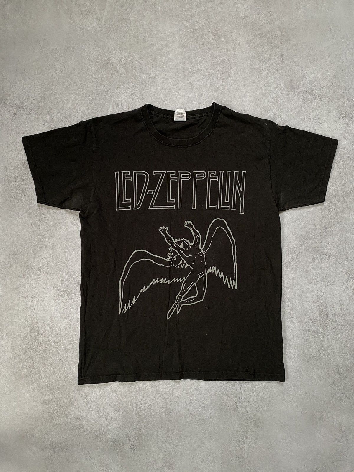 Band Tees Vintage Zeppelin T-Shirt 2000s BIG PRINT + BACK PRINT Size US L / EU 52-54 / 3 - 1 Thumbnail