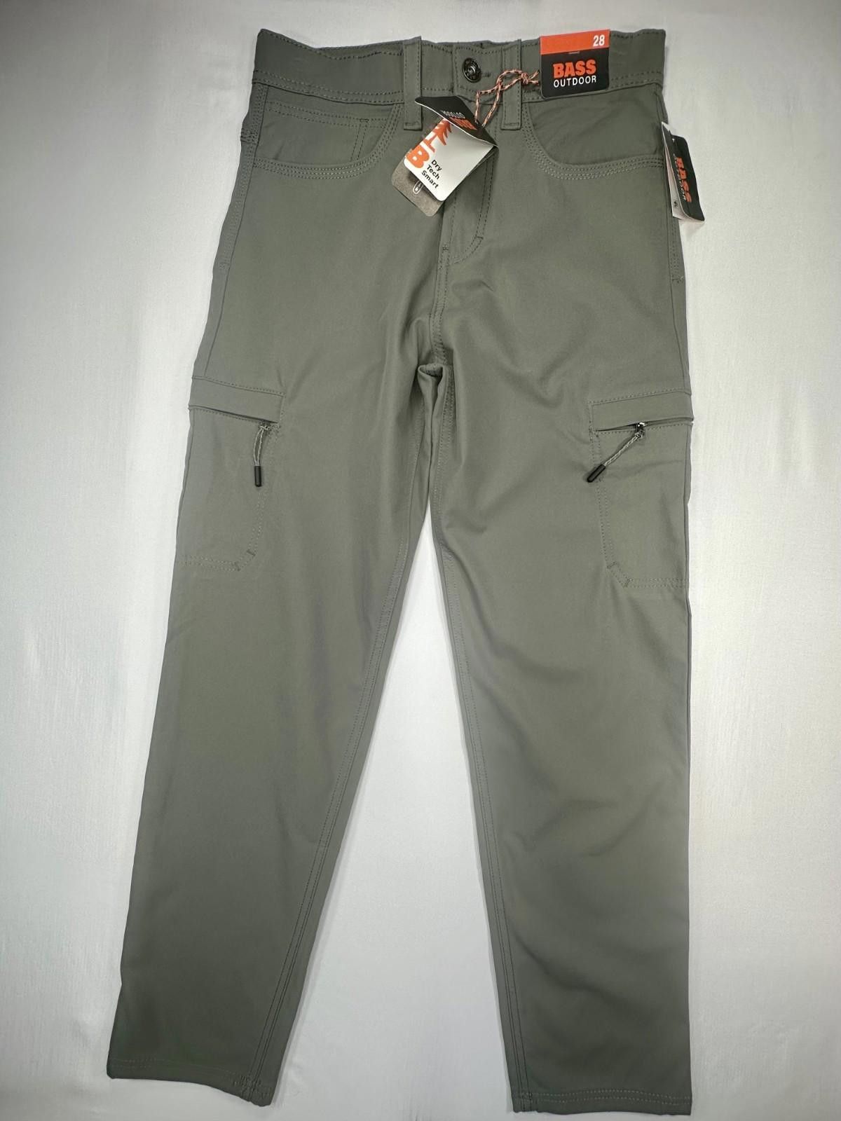 Bass Bass Outdoor Zipper Pockets Tech Cargo Chinos Mens 28/20 Size US 28 / EU 44 - 1 Thumbnail