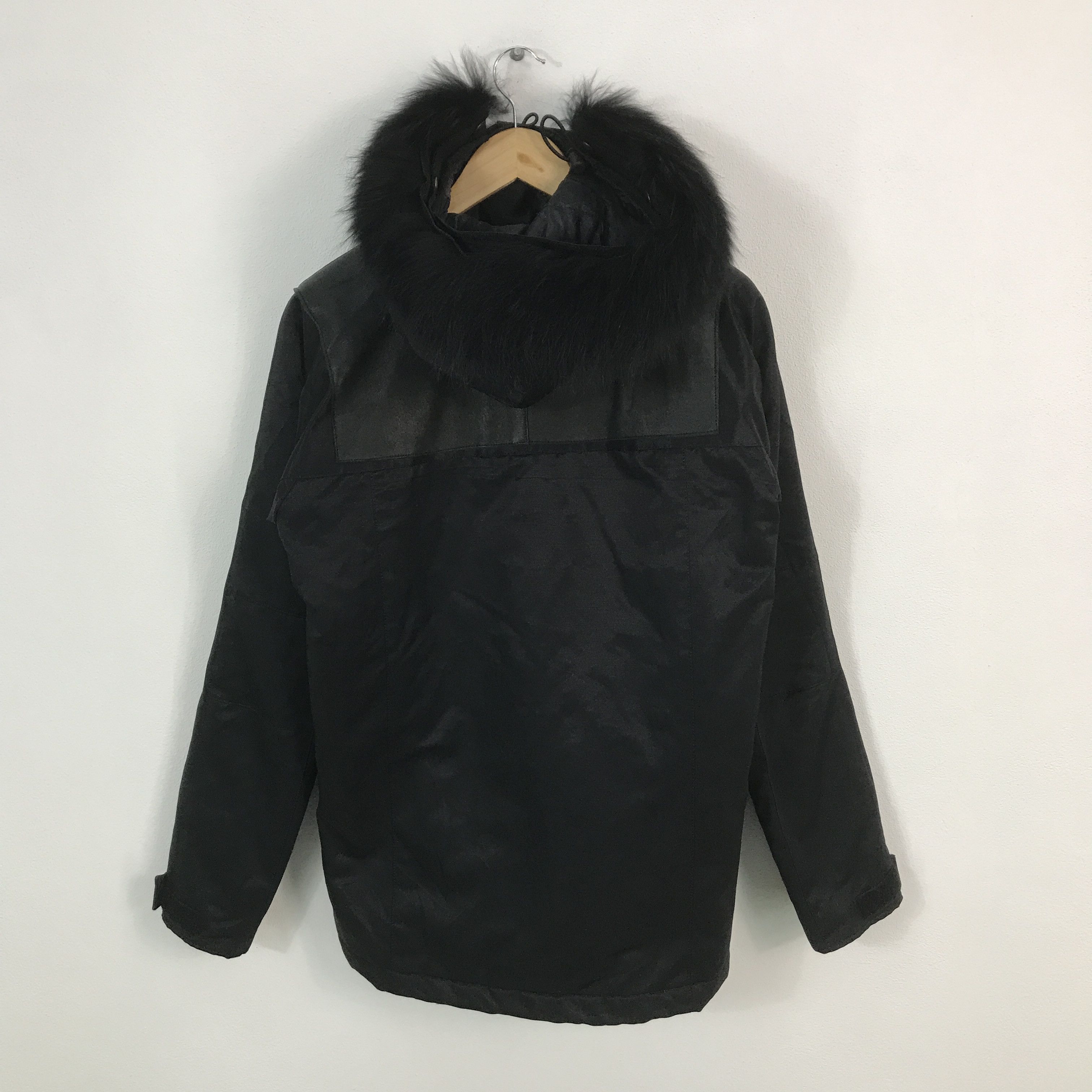 Japanese Brand ayuite by Issey miyake design fur hoodies Leather jacket Size US M / EU 48-50 / 2 - 2 Thumbnail
