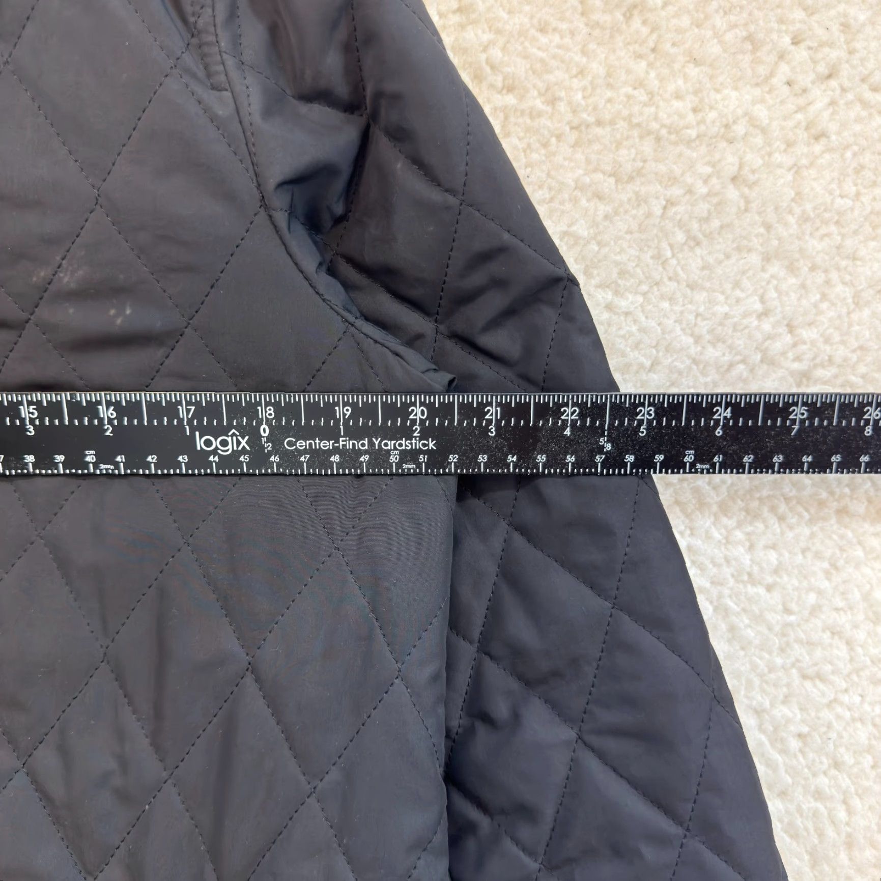 Gap VINTAGE Gap Quilted Coat Jacket Medium Womens Black Barn Chore Equestrian Preppy Jacket Size M / US 6-8 / IT 42-44 - 5 Thumbnail