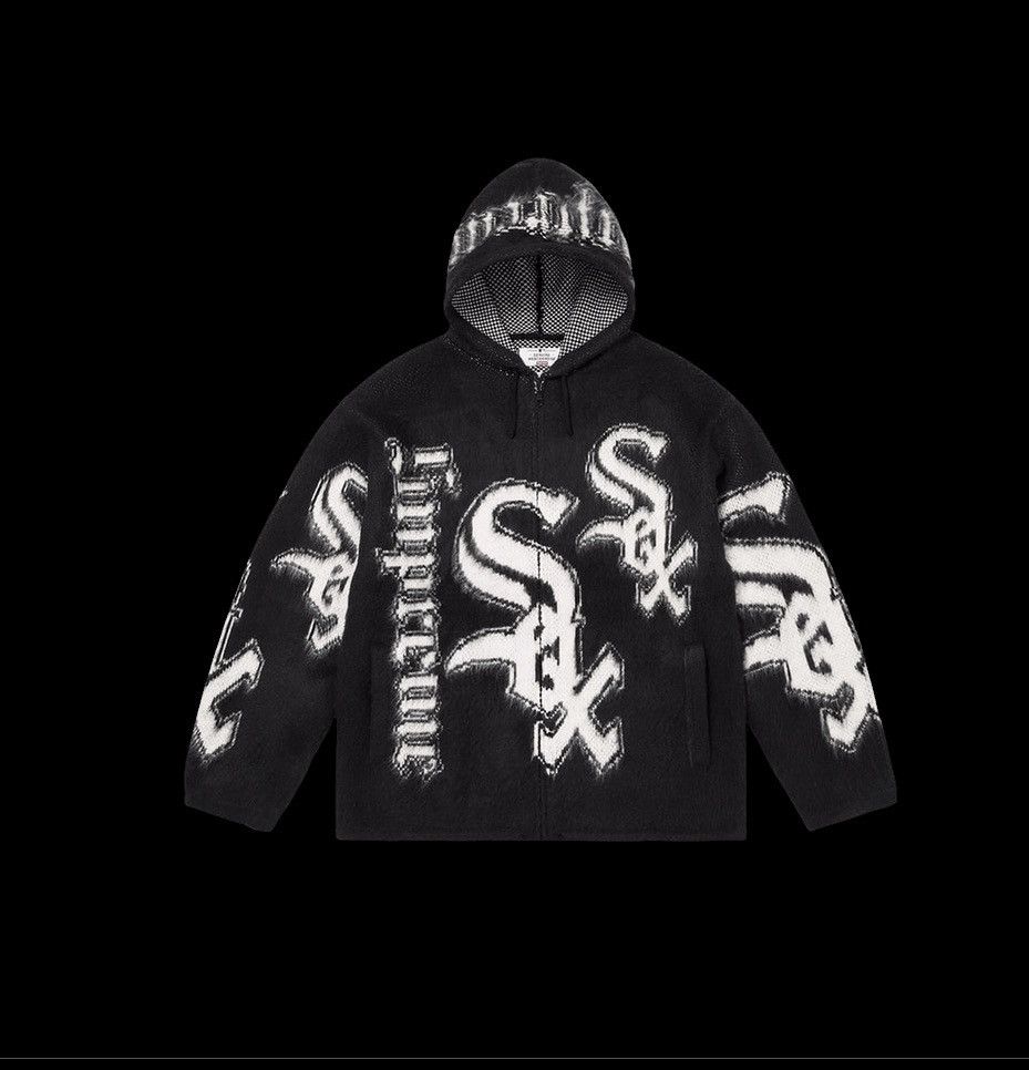 Supreme Supreme white chicago white sox hoodie Size US L / EU 52-54 / 3 - 1 Thumbnail