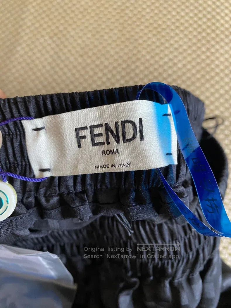 Fendi Fendi Double F logo silk shorts with mulberry silk Size 24" / US 00 / IT 34 - 4 Thumbnail
