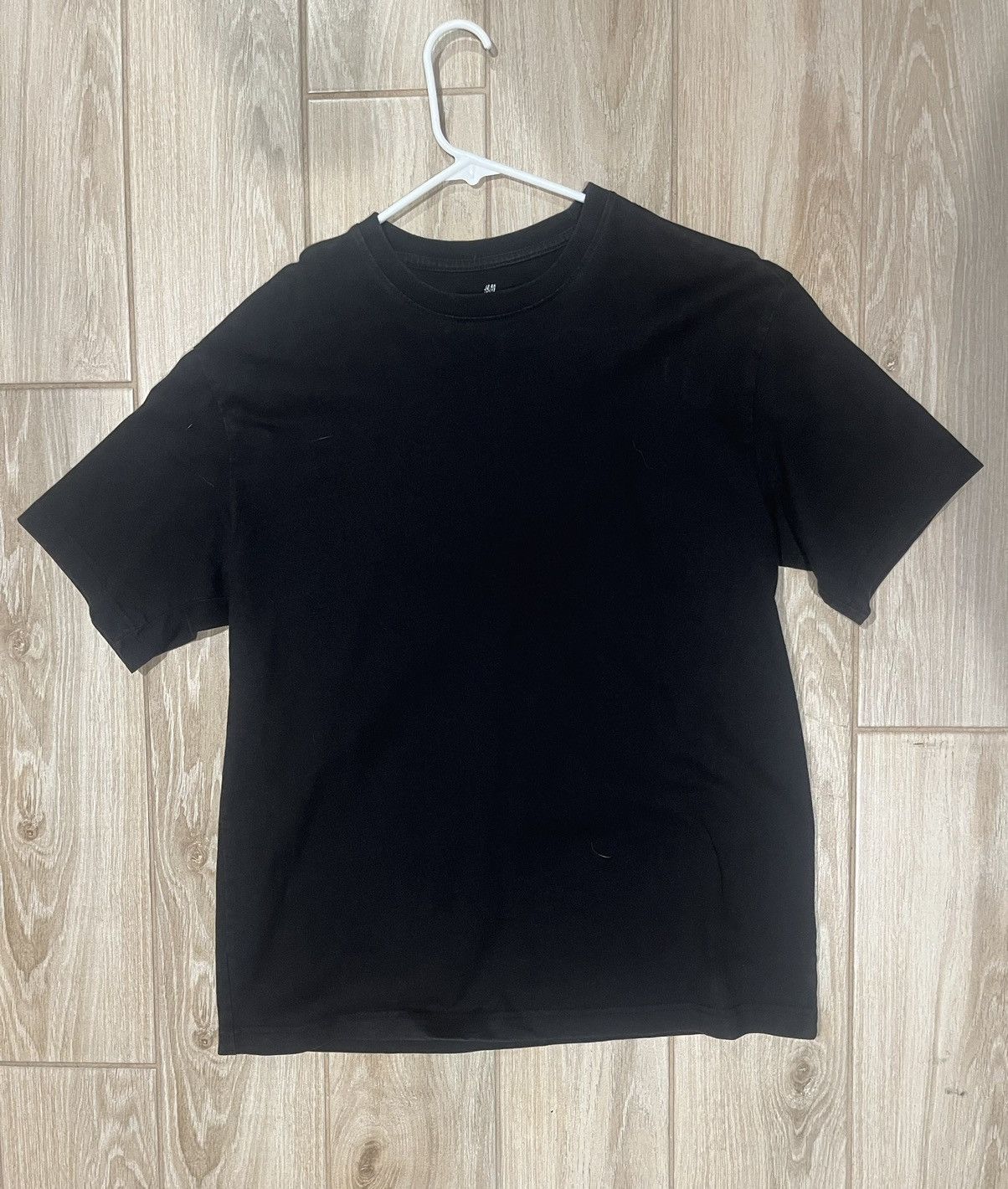 H&M PLAIN BLACK TEE Size US M / EU 48-50 / 2 - 1 Thumbnail