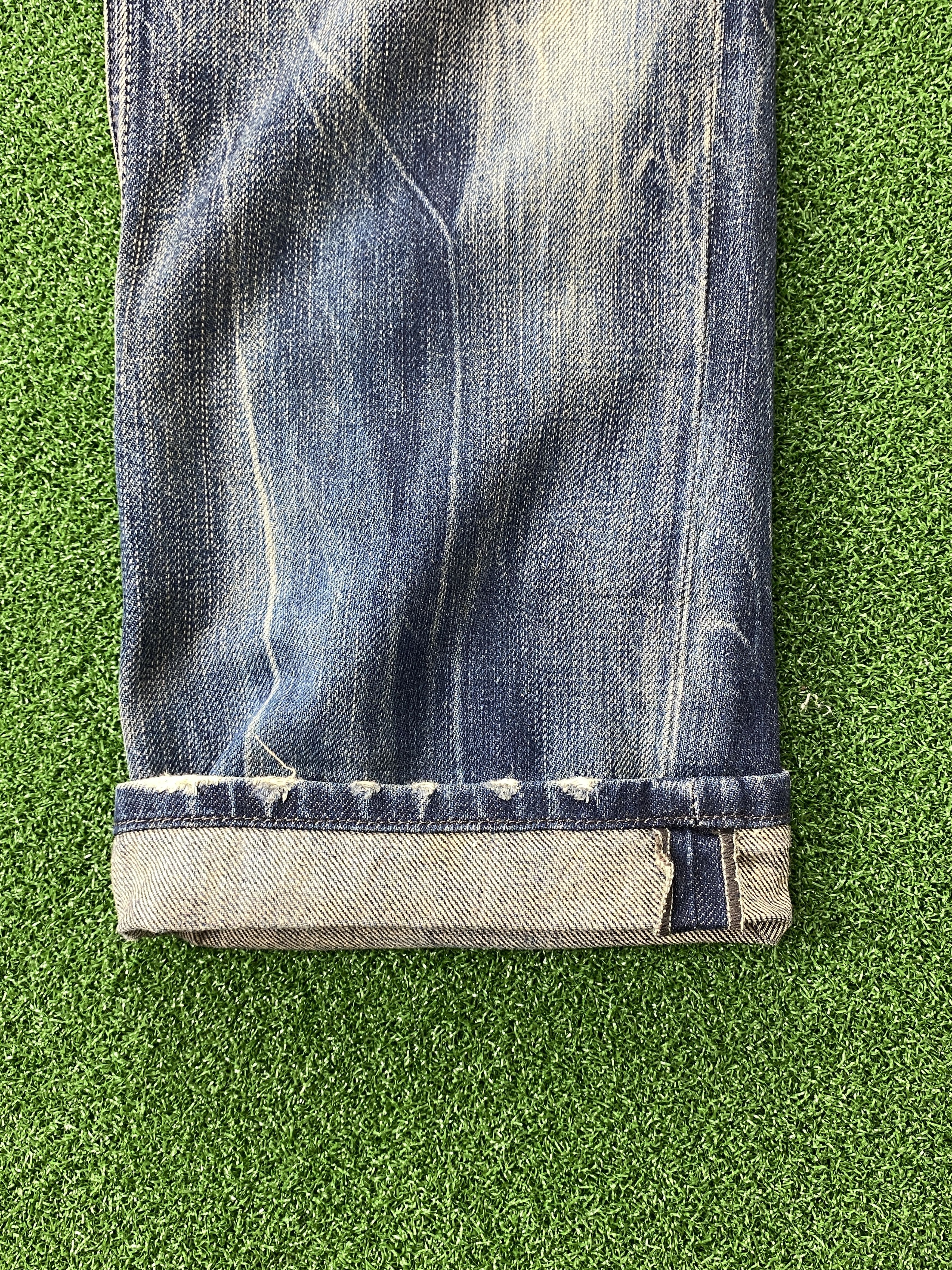 Diesel 💢 Selvedge Vintage Diesel Industry Faded Blue Jeans CP0077 Size US 32 / EU 48 - 9 Thumbnail