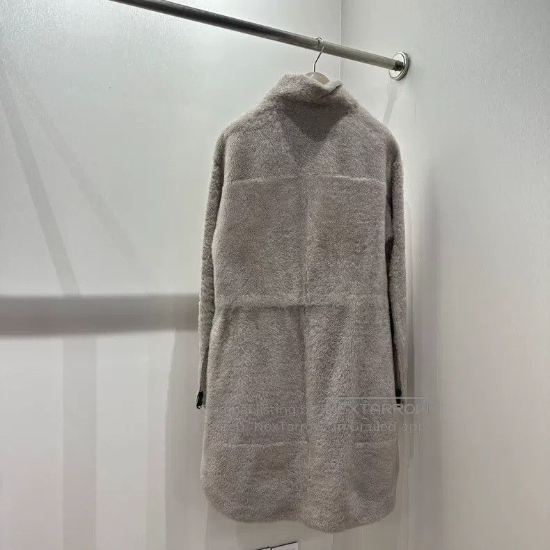 Brunello Cucinelli Brunello Cucinelli Wool and Leather Jacket with Studs Size XS / US 0-2 / IT 36-38 - 2 Thumbnail
