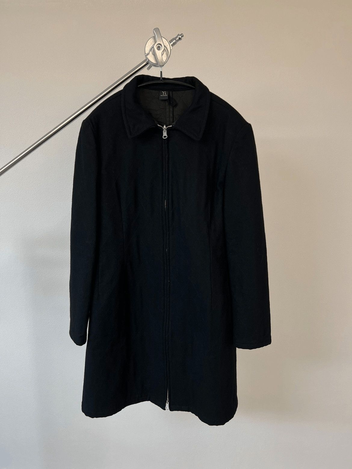 Yohji Yamamoto Y's for men detailed wool coat-2505