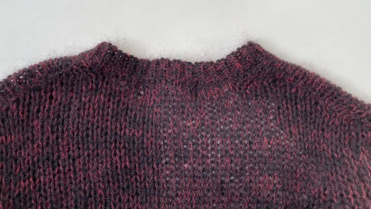 Comme des Garcons A/W 14 Red/Black Mohair Sweater Size US S / EU 44-46 / 1 - 11 Thumbnail