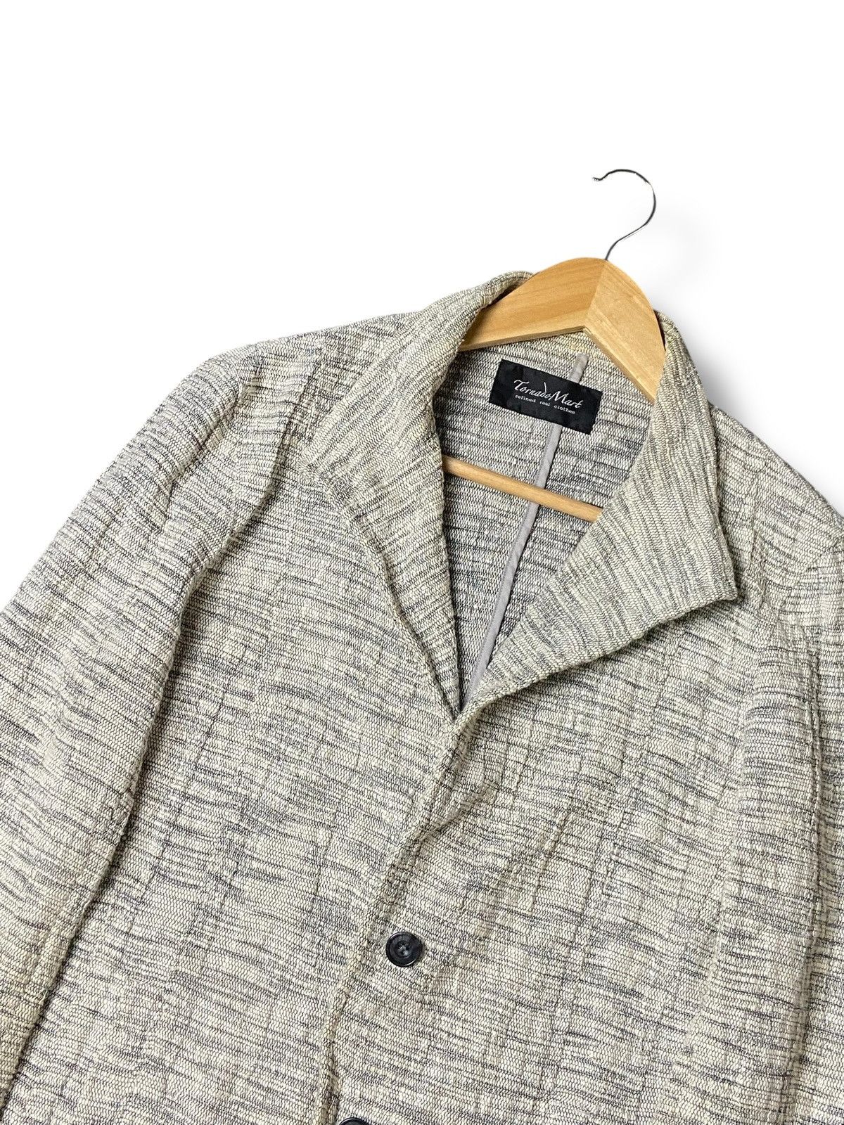 Japanese Brand × Tornado Mart × Vintage Tornado Mart Japan Crepe Stand Material Coat (119) Size US M / EU 48-50 / 2 - 4 Thumbnail