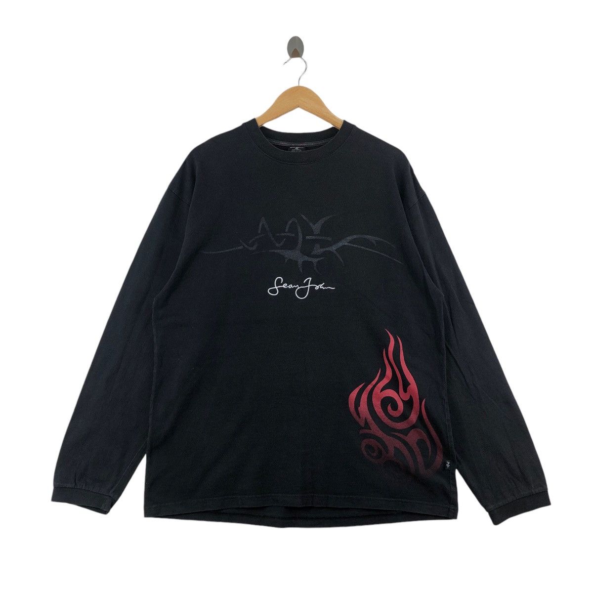 Sean John SEAN JOHN Big Logo Eagle Hiphop Swag Lo Life Long Sleeve Tee Size US XXL / EU 58 / 5 - 1 Thumbnail