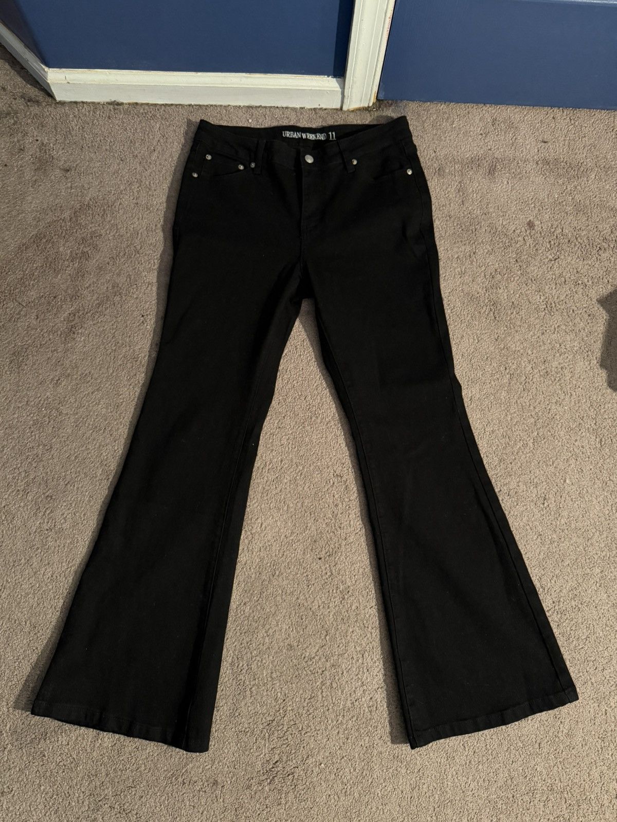 Other Urban World 11 Custom Reworked Gothic Flared Denim Size US 31 - 1 Thumbnail