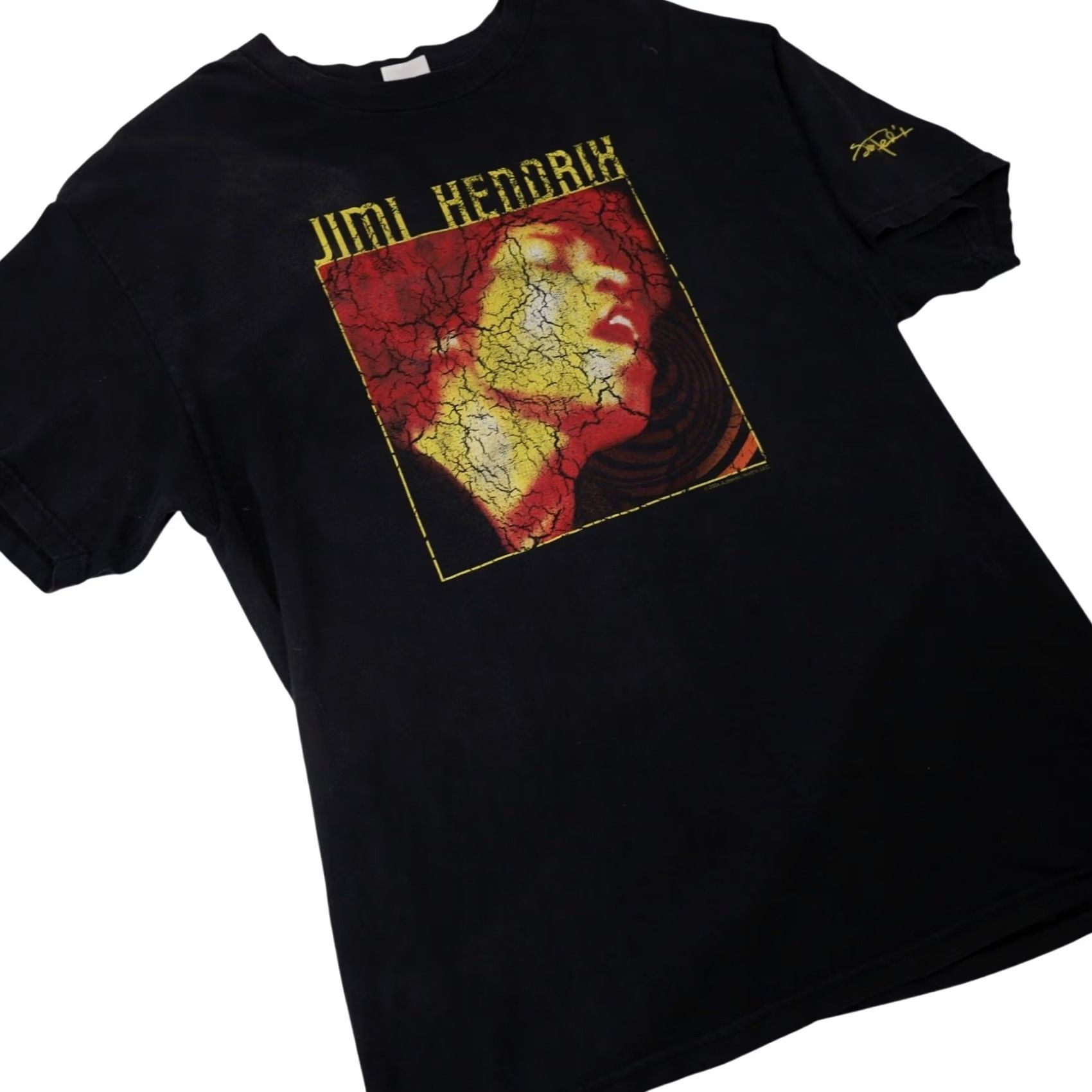 Vintage VINTAGE Jimmi Hendrix Shirt Mens Large Black Graphic T Shirt Size US L / EU 52-54 / 3 - 3 Thumbnail