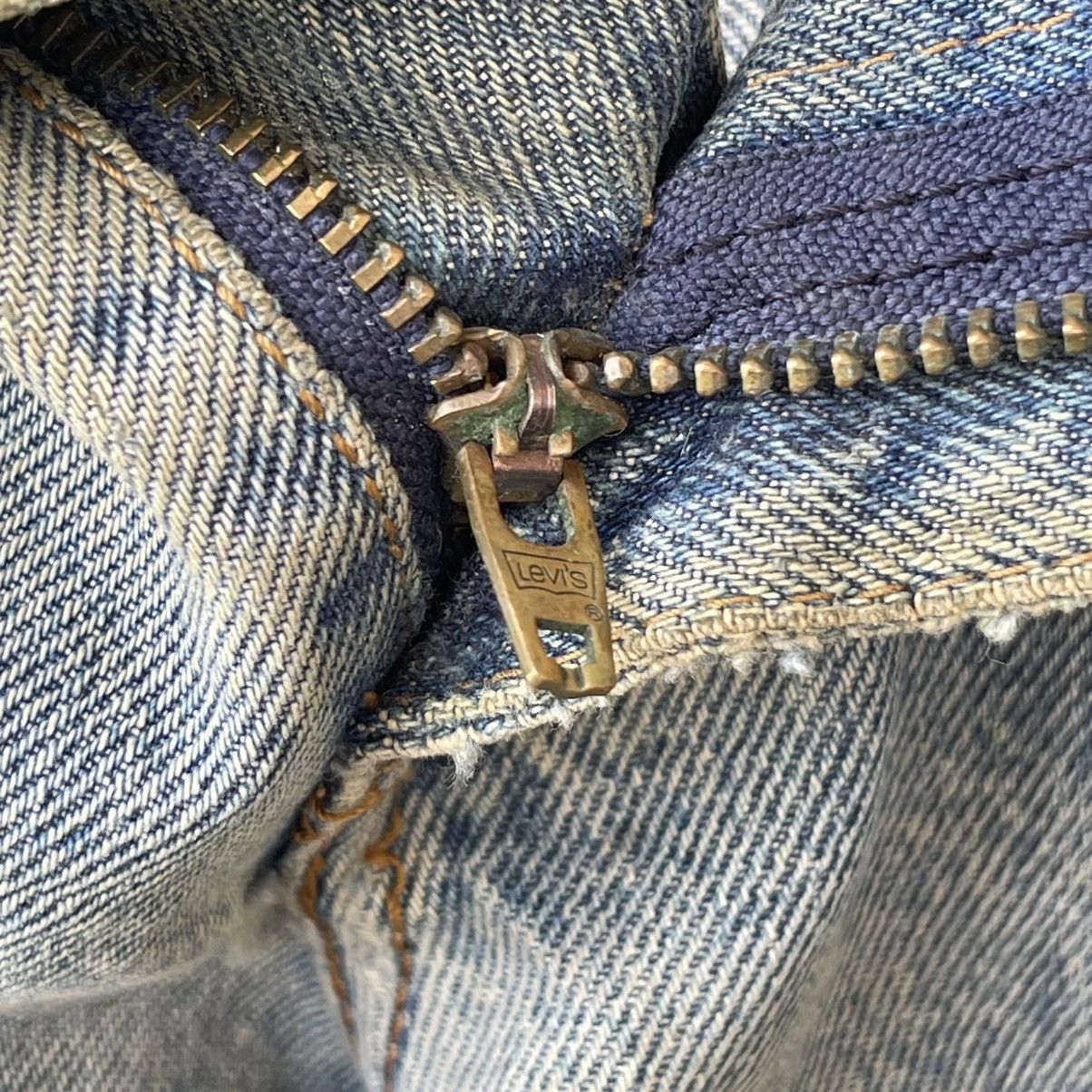 Levi's Vintage 90s Levi's 210 Orange Tab Denim Jeans Thrashed Size US 34 / EU 50 - 21 Thumbnail