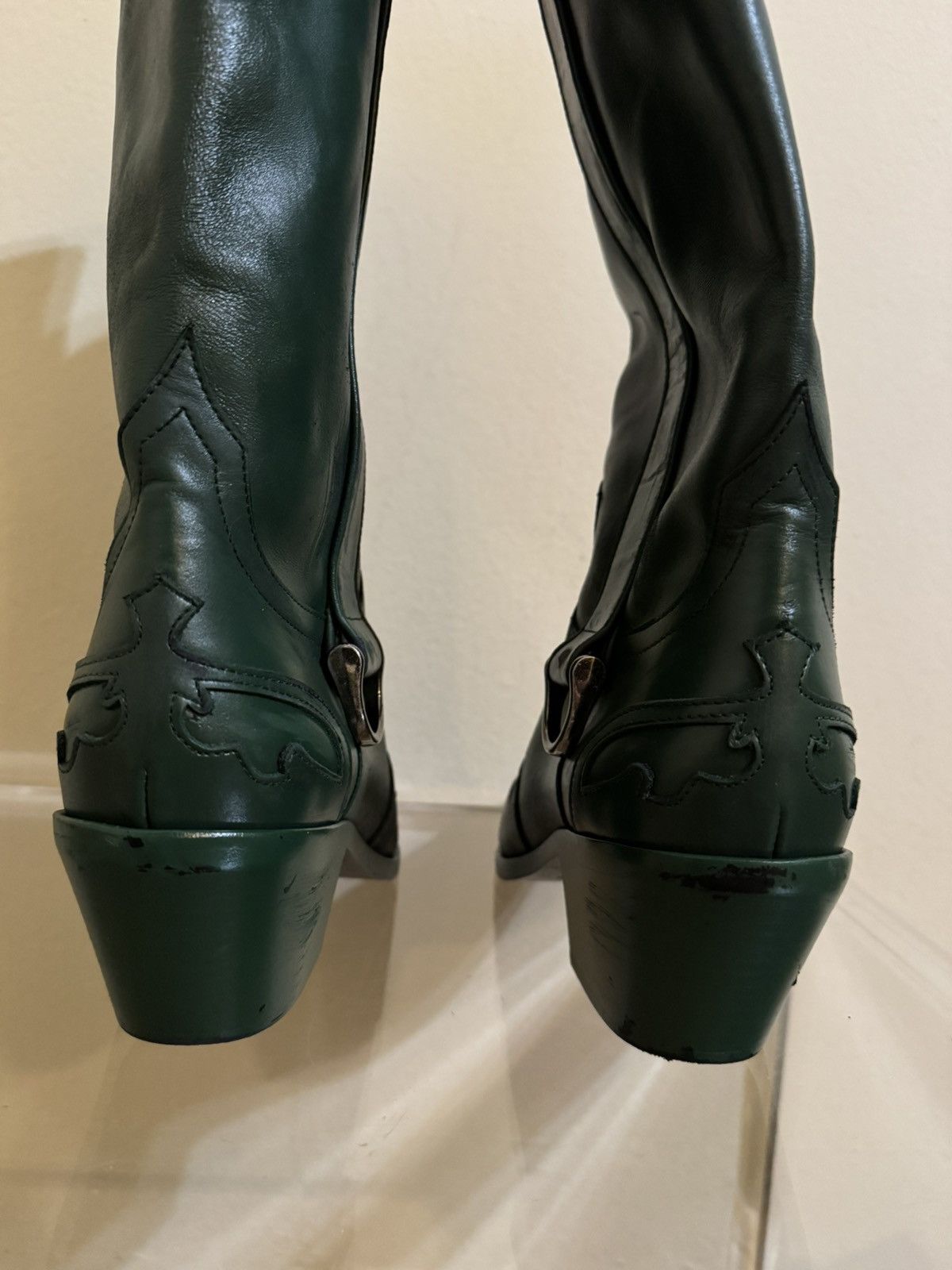 Enfants Riches Deprimes Enfants Riches Deprimes Distressed Leather Cowboy Boots 42 Size US 9 / EU 42 - 7 Thumbnail