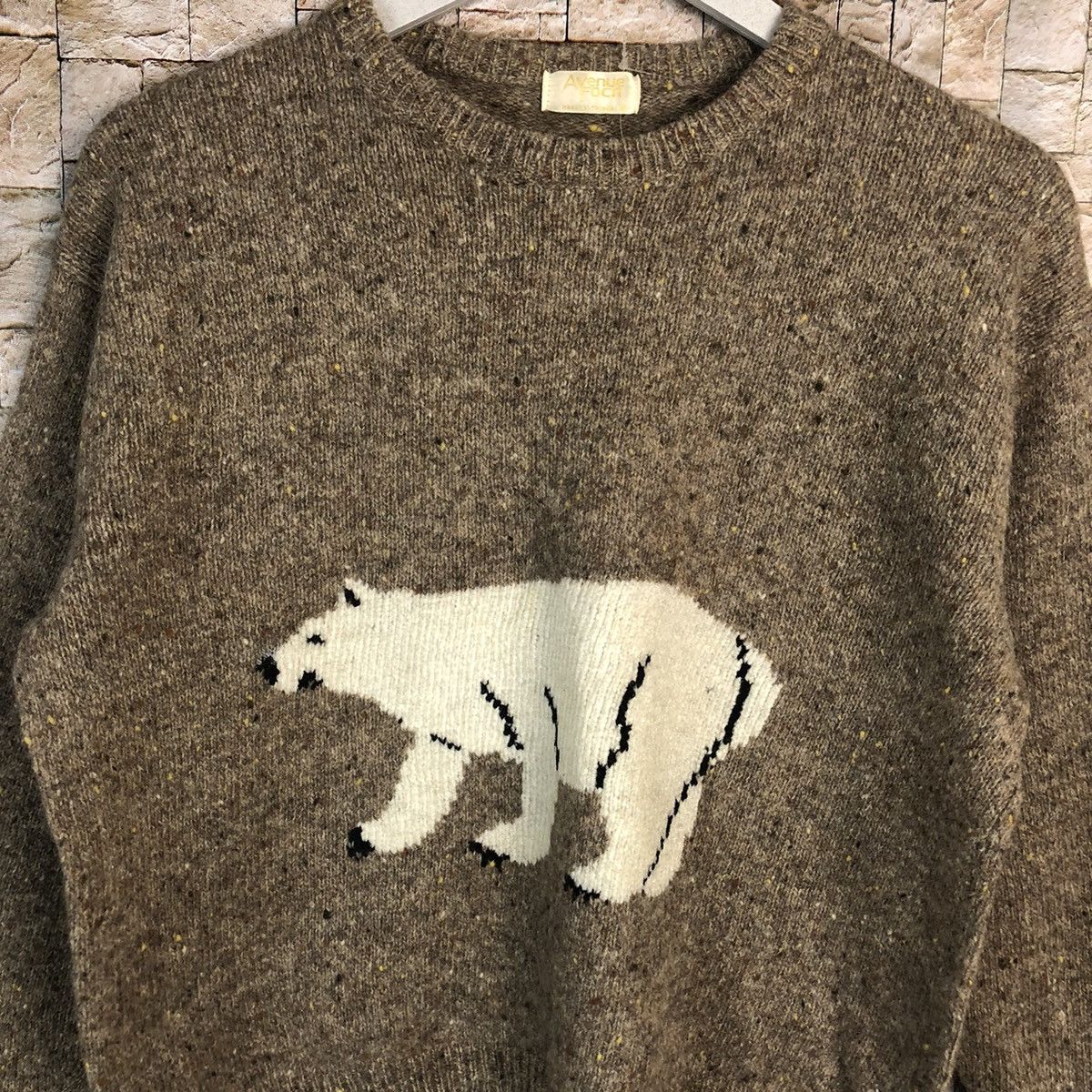 Avenue Avenue Foch Brown bear Knitwear mohair #A915 Size S / US 4 / IT 40 - 9 Thumbnail