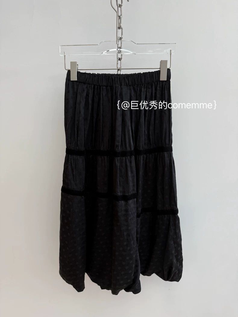 Comme des Garcons Comme Des Garcons size XS Black polka-dot section flower b Size 24" / US 00 / IT 34 - 4 Thumbnail