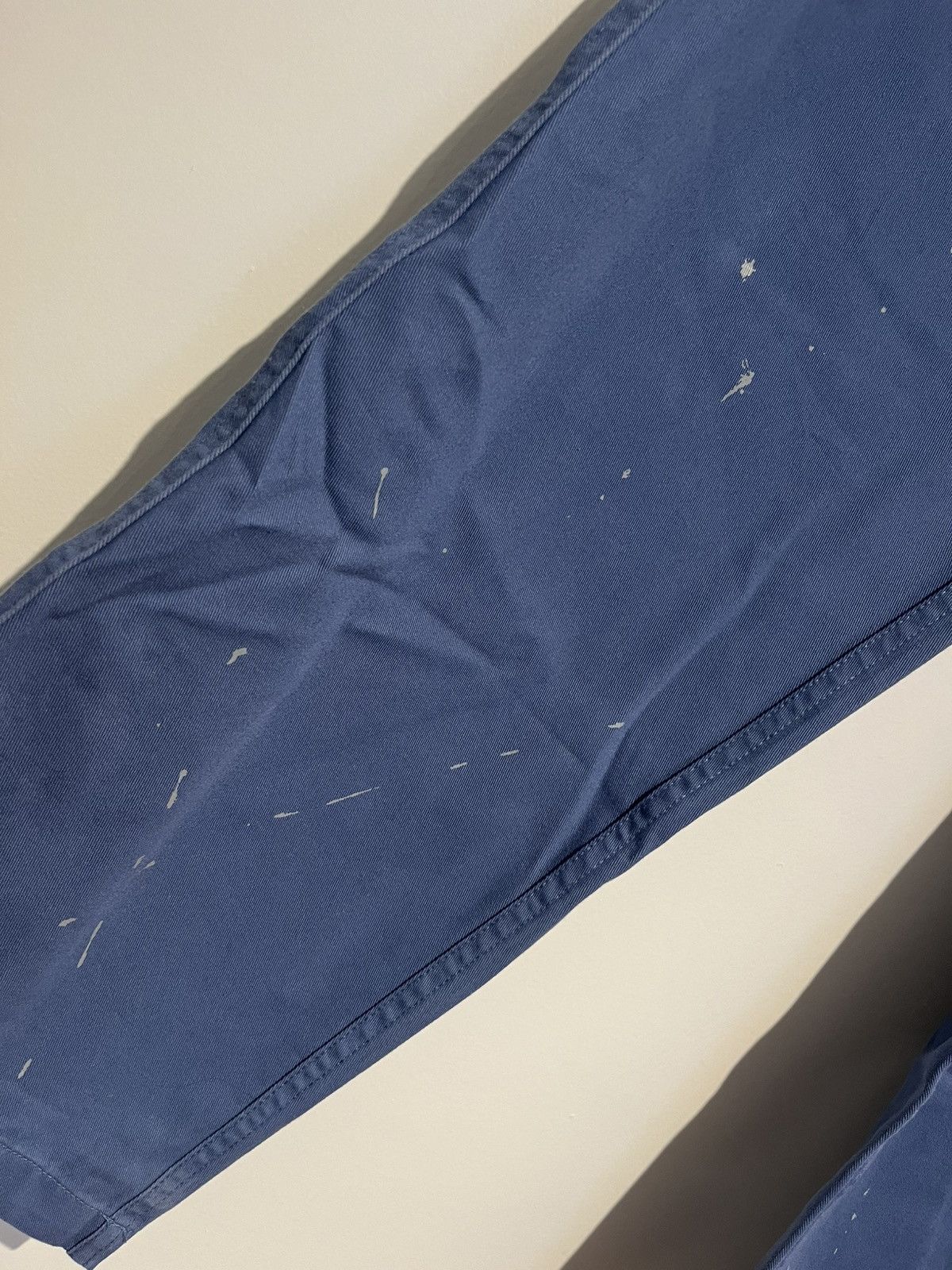 thisisneverthat Thisisneverthat Blue Splatter Paint Chino Pants Size US 36 / EU 52 - 2 Thumbnail