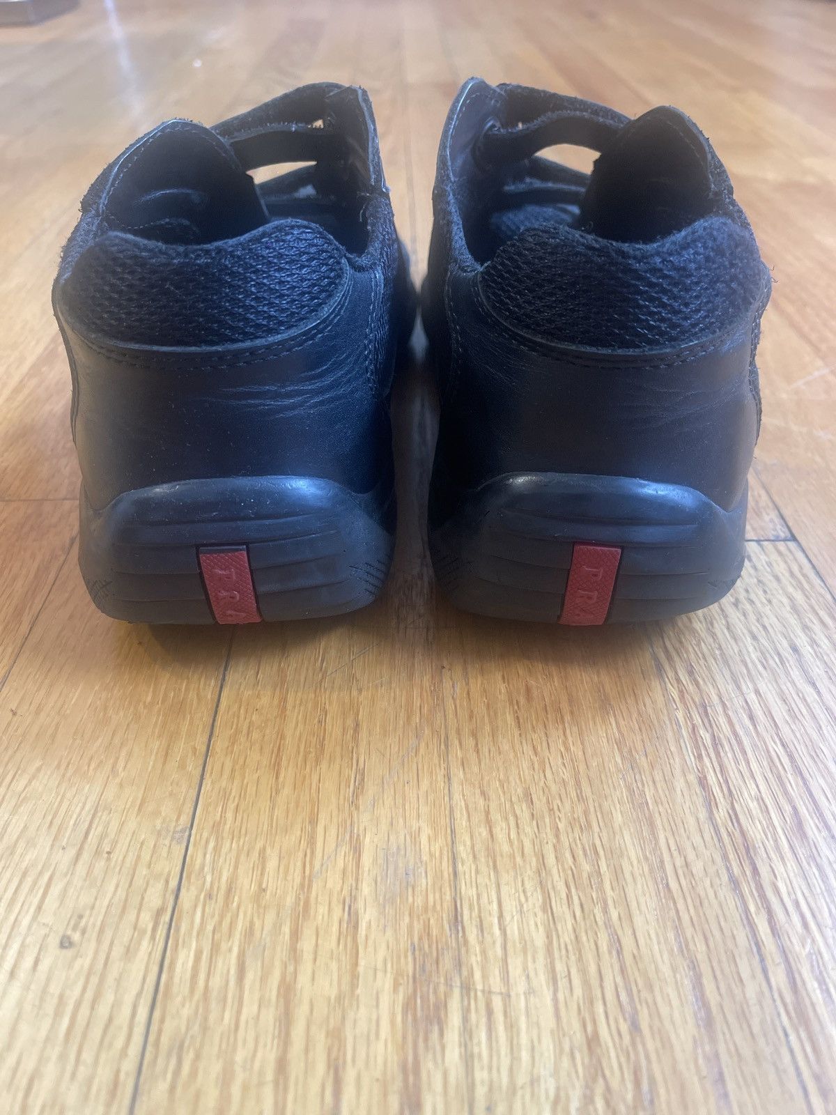 Prada Men’s PRADA VELCRO, LEATHER SHOES, SIZE 10 Size US 10 / EU 43 - 4 Thumbnail
