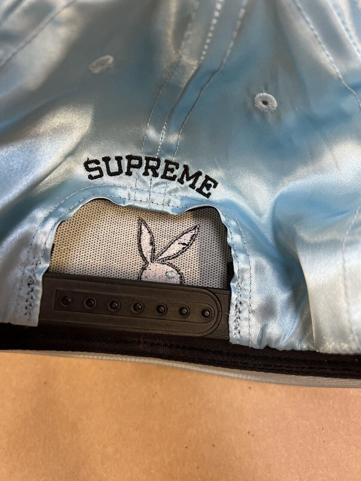 Supreme SS16 SUPREME PLAYBOY SATIN 5 PANEL Snap Back HAT Cap Size ONE SIZE - 4 Thumbnail