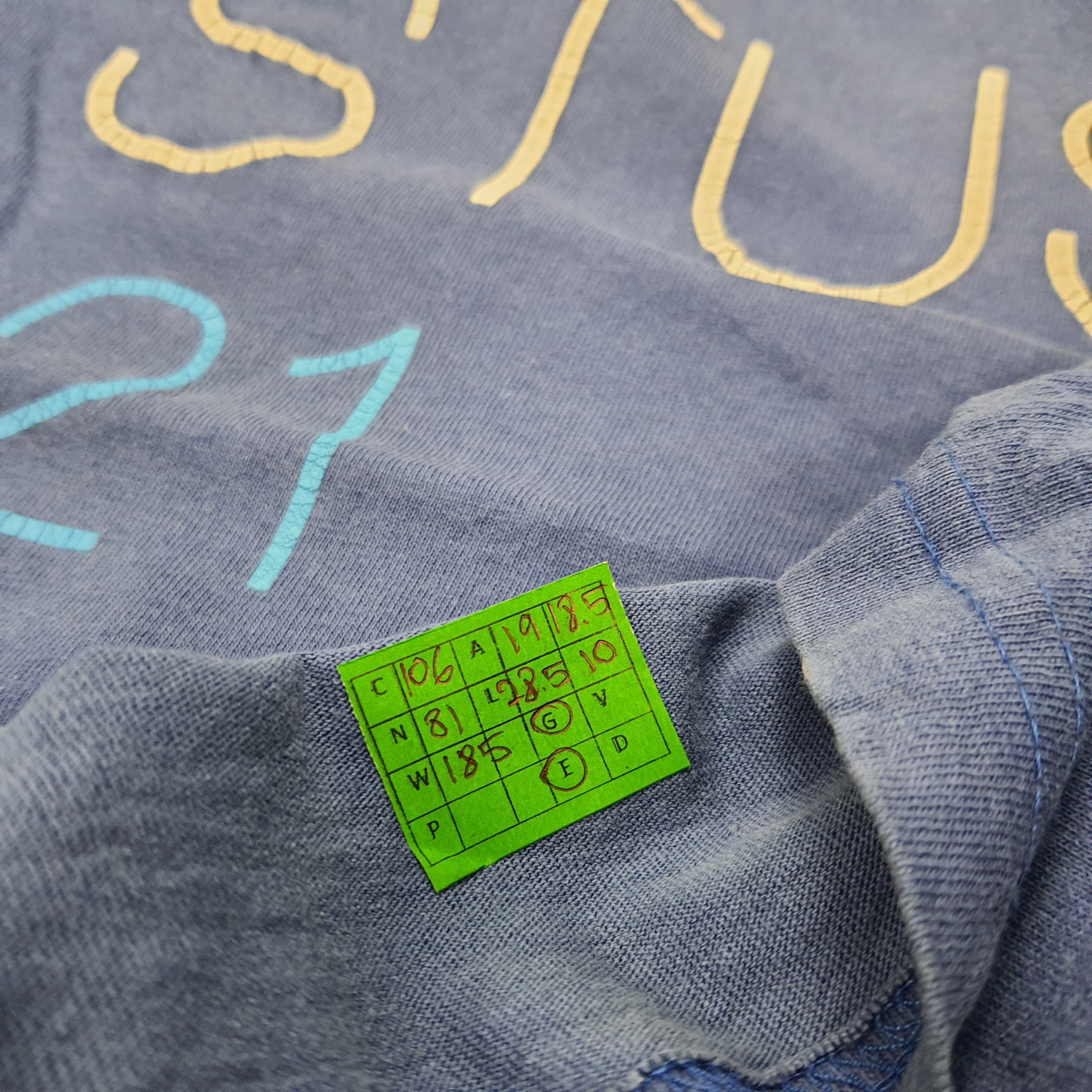 Vintage Vintage Stussy 21 Streetwear T-shirt Size US M / EU 48-50 / 2 - 10 Thumbnail
