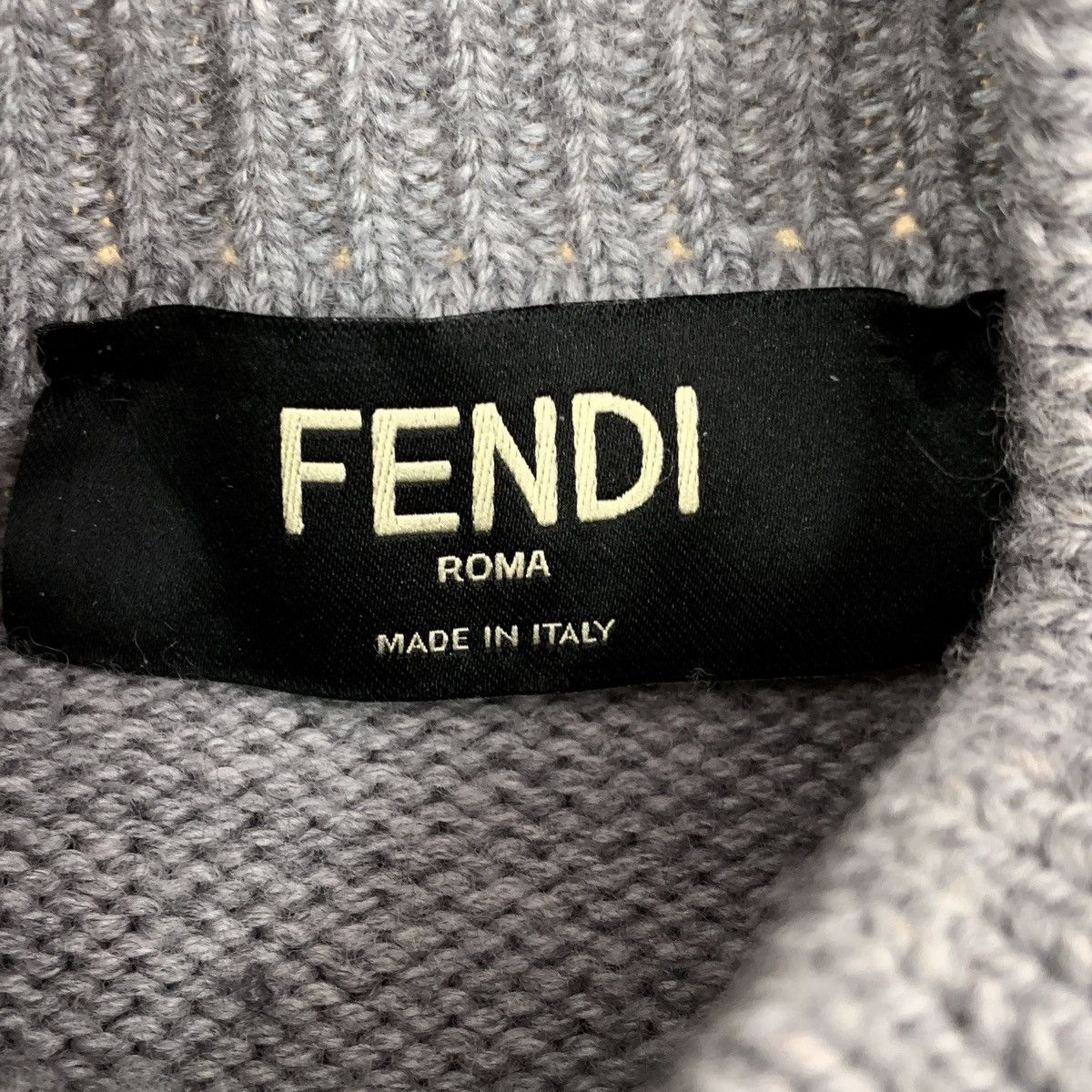 Fendi Fendi Colorblocked Monogrammed Wool Sweater Size US S / EU 44-46 / 1 - 6 Thumbnail