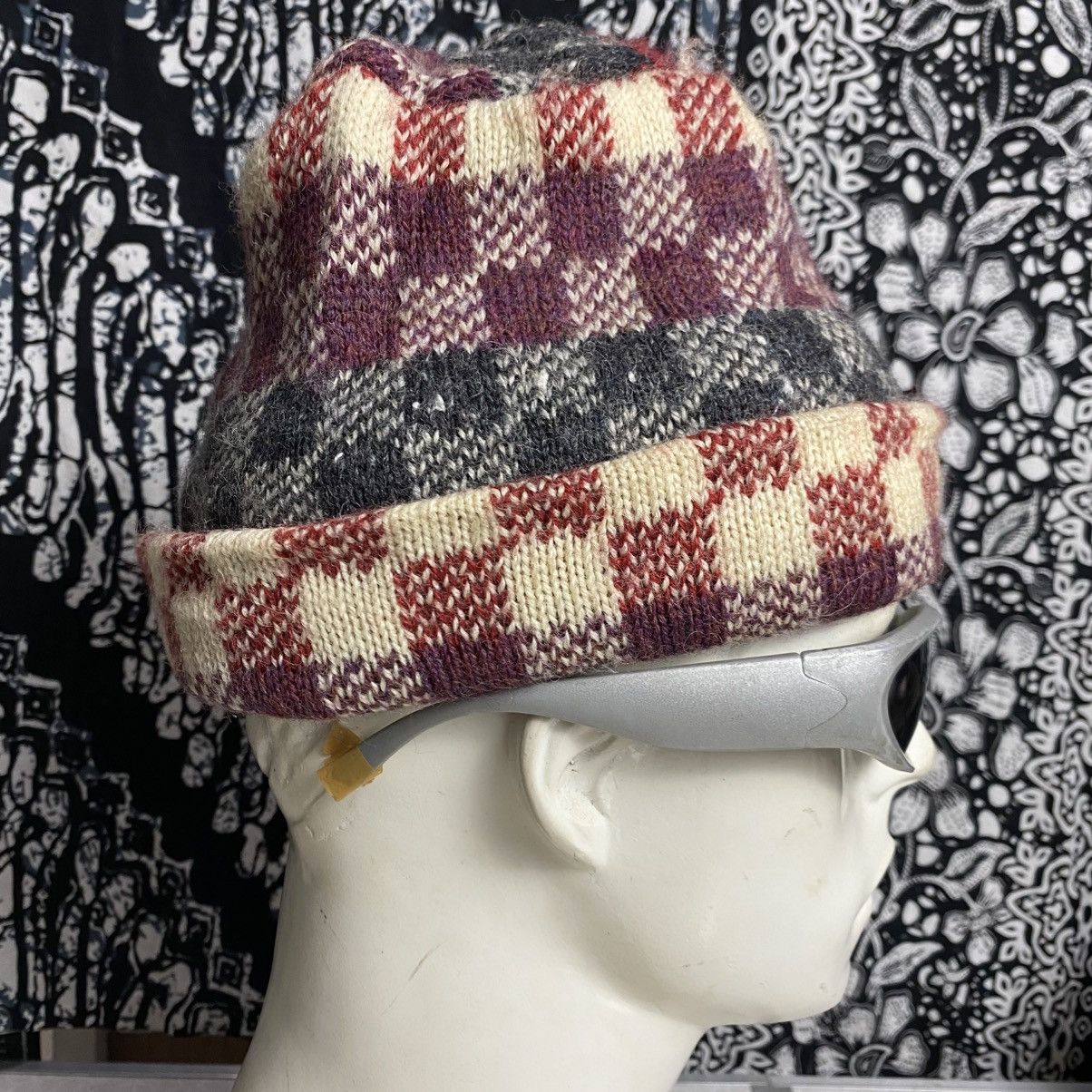 Japanese Brand × Vintage Original sample handcarfted england plaid beanie hats Size ONE SIZE - 5 Thumbnail